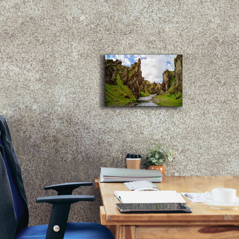 Image of 'Middle Earth' Canvas Wall Art,18 x 12