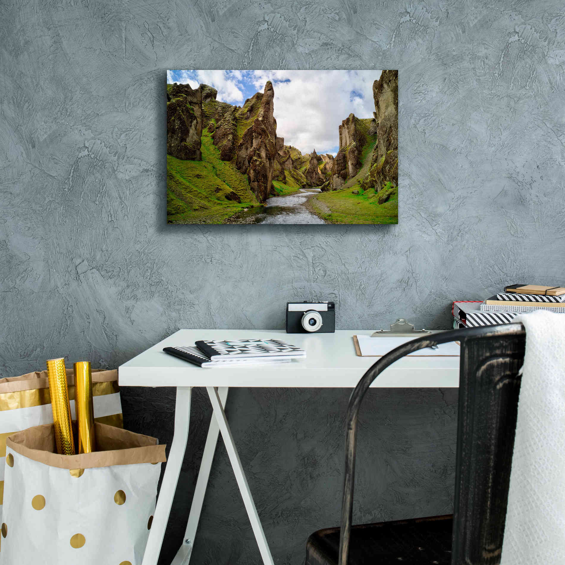 'Middle Earth' Canvas Wall Art,18 x 12