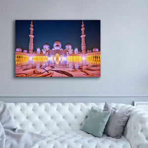 'Sheikh Zayed Grand Mosque' Canvas Wall Art,60 x 40