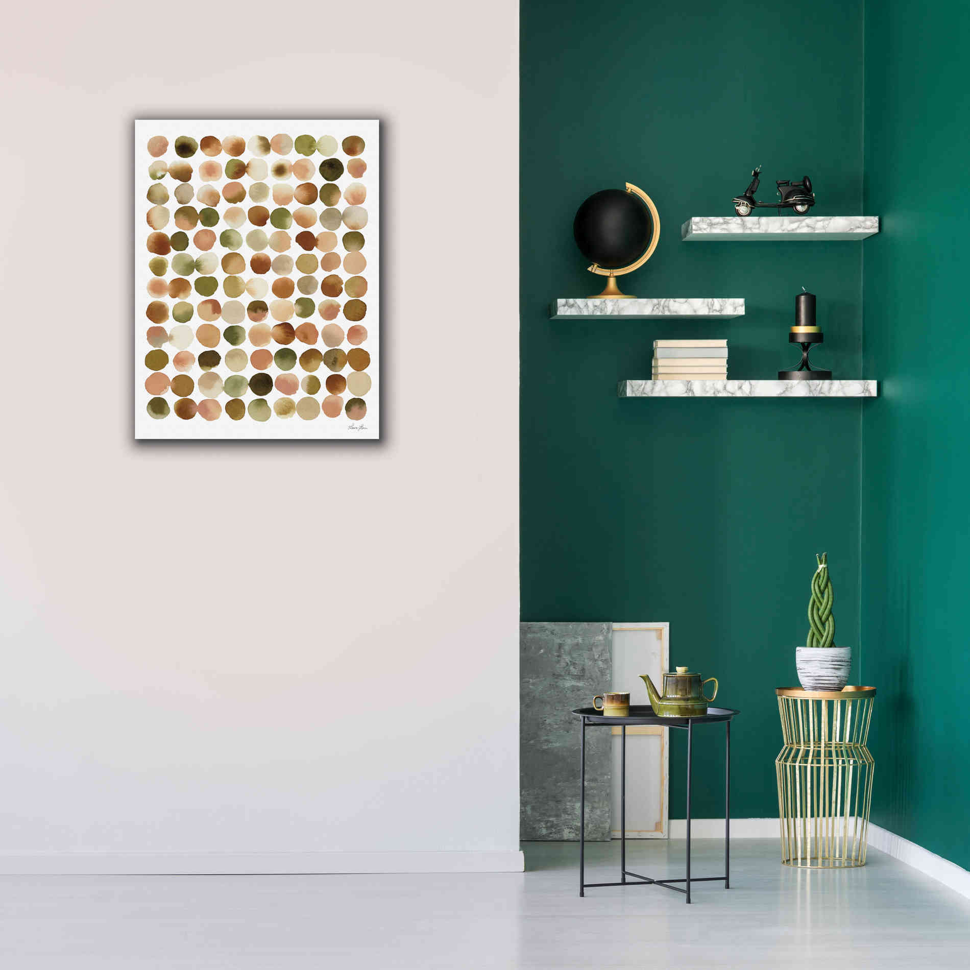 'Natural Abstract I' by Laura Horn, Canvas Wall Art,26 x 34