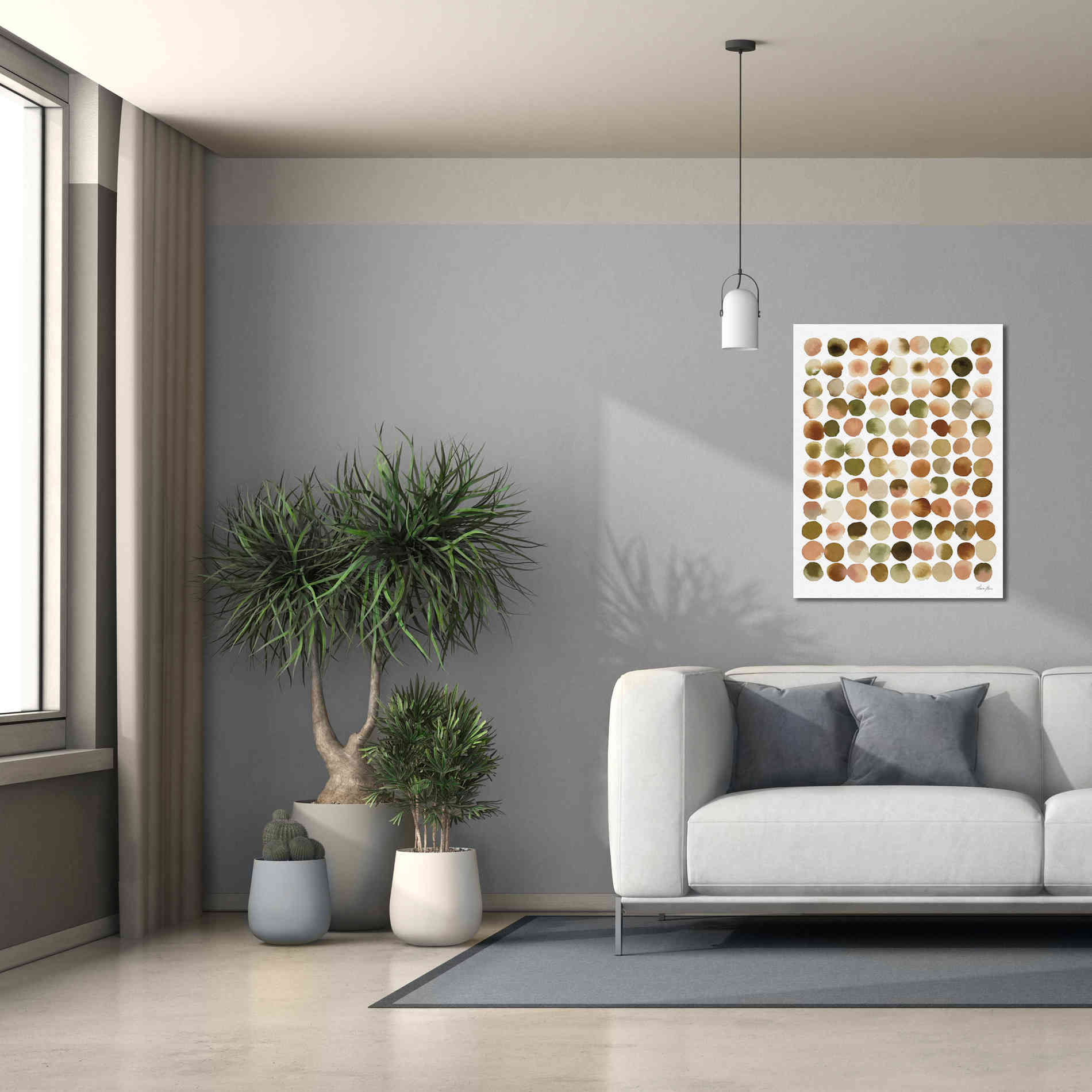 'Natural Abstract I' by Laura Horn, Canvas Wall Art,26 x 34