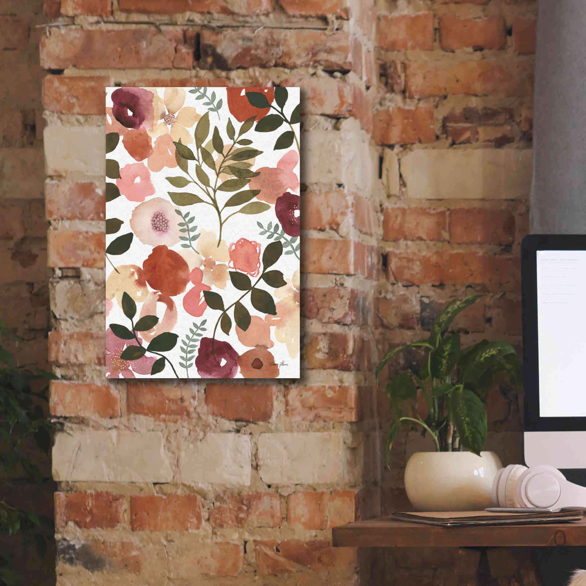 'Garden Dance I' by Laura Horn, Canvas Wall Art,12 x 18