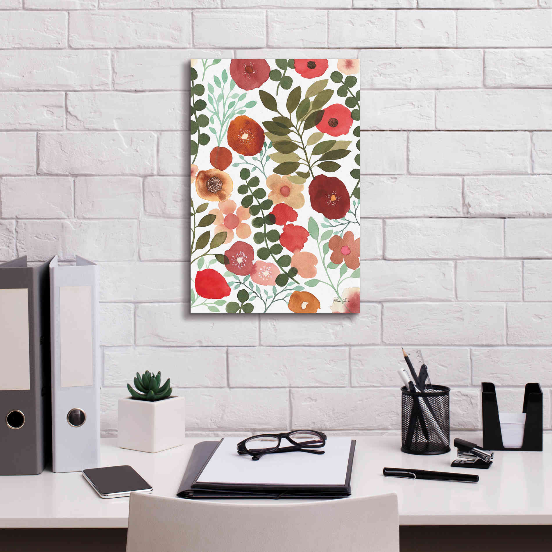 'Garden Dance II' by Laura Horn, Canvas Wall Art,12 x 18