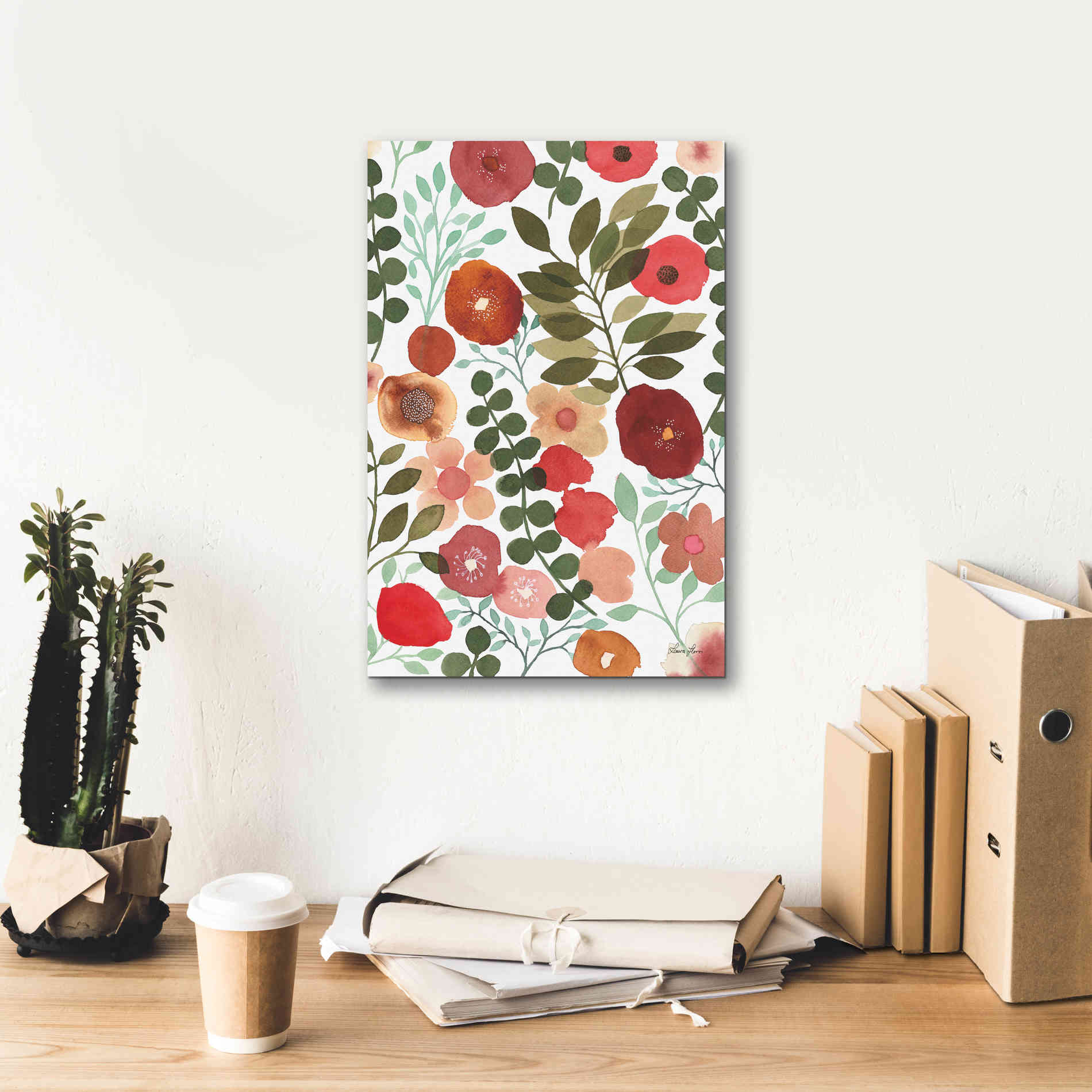 'Garden Dance II' by Laura Horn, Canvas Wall Art,12 x 18