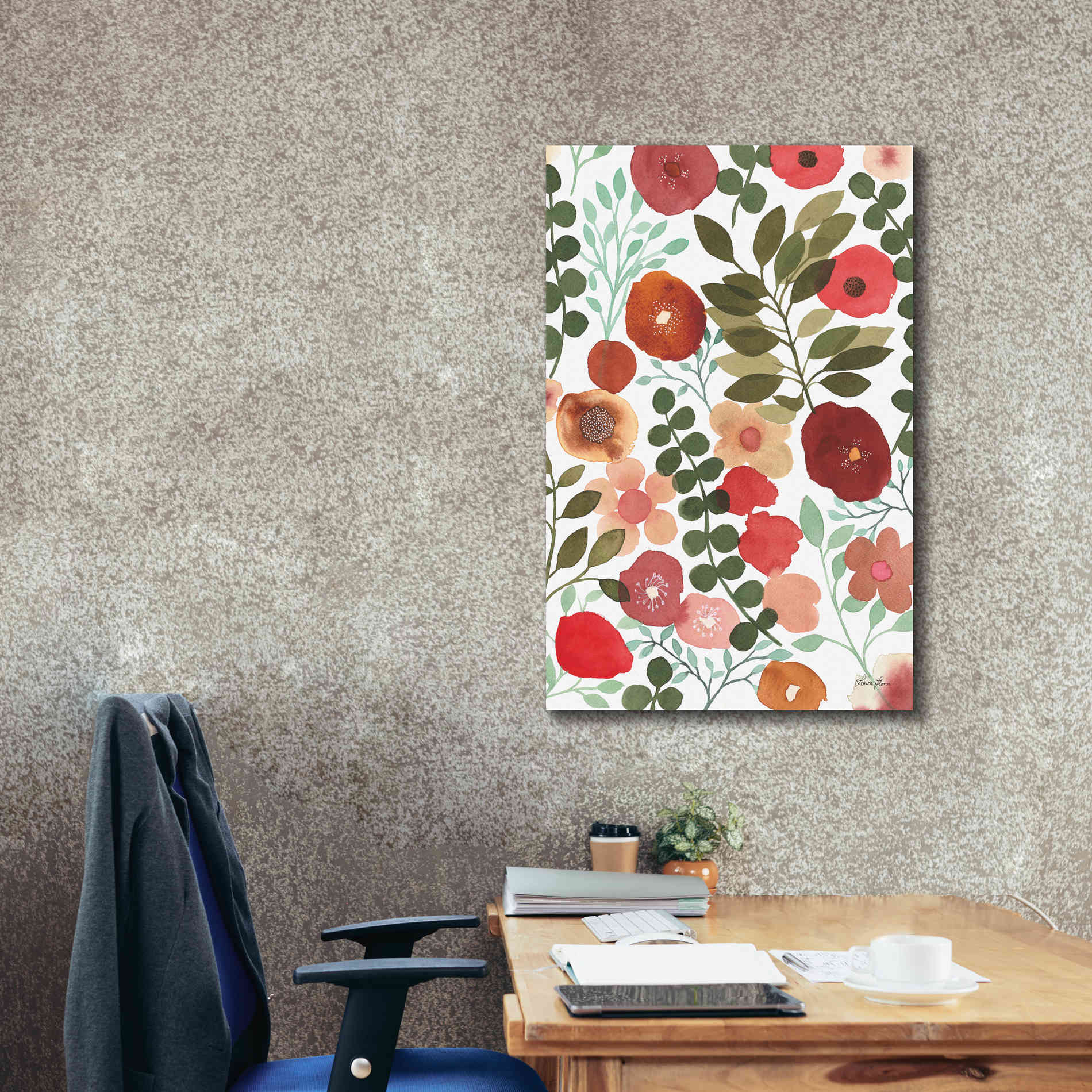 'Garden Dance II' by Laura Horn, Canvas Wall Art,26 x 40