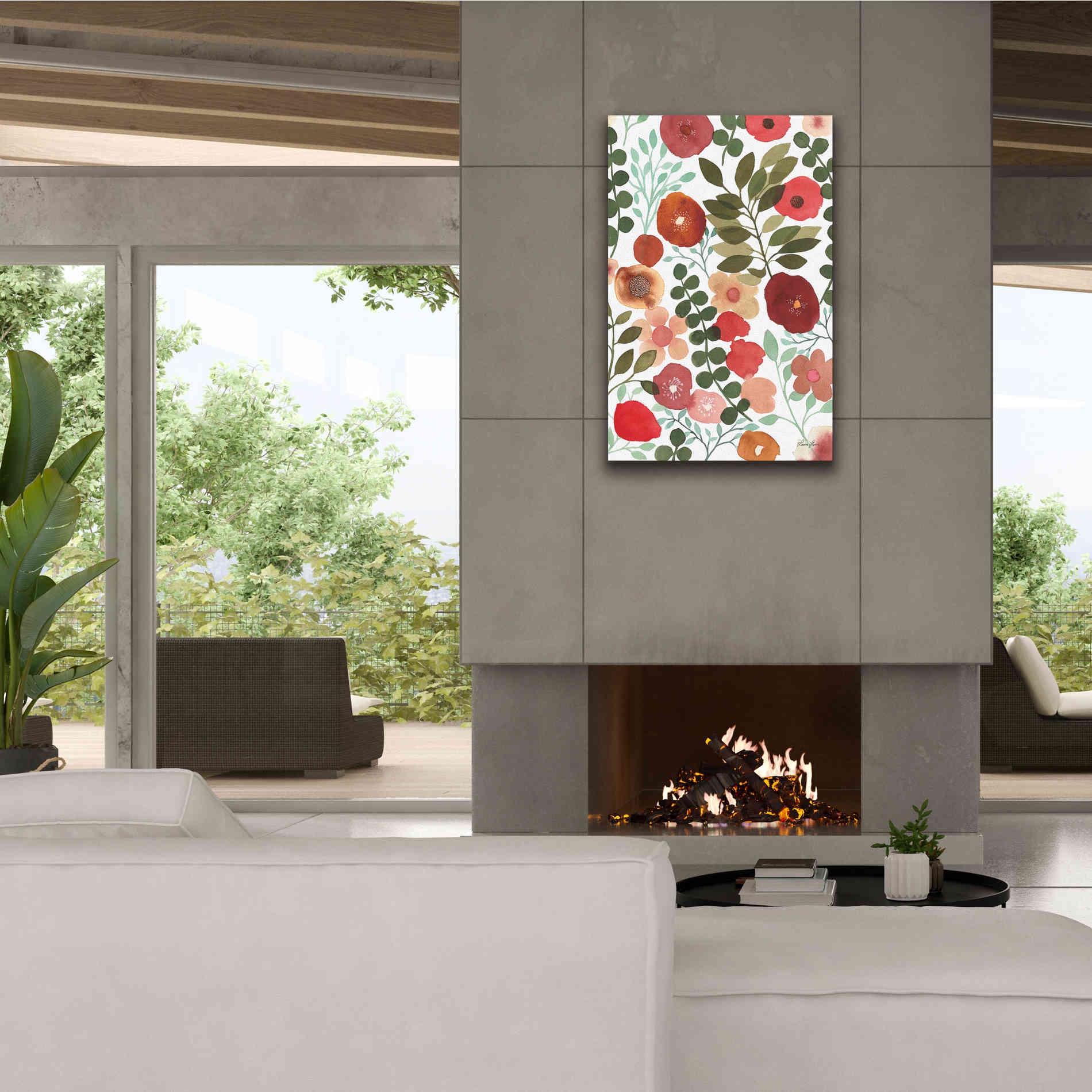 'Garden Dance II' by Laura Horn, Canvas Wall Art,26 x 40