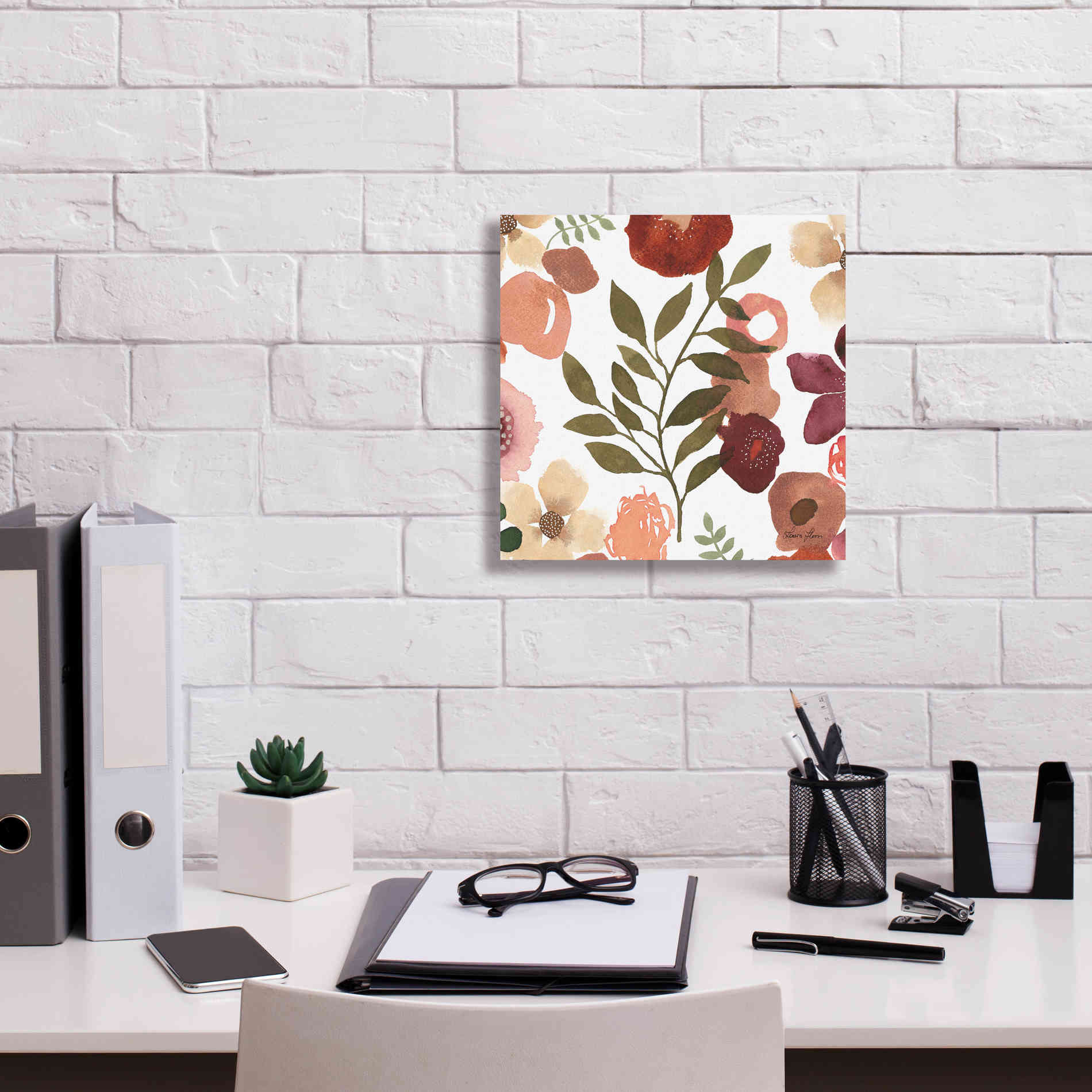 'Garden Dance IV' by Laura Horn, Canvas Wall Art,12 x 12
