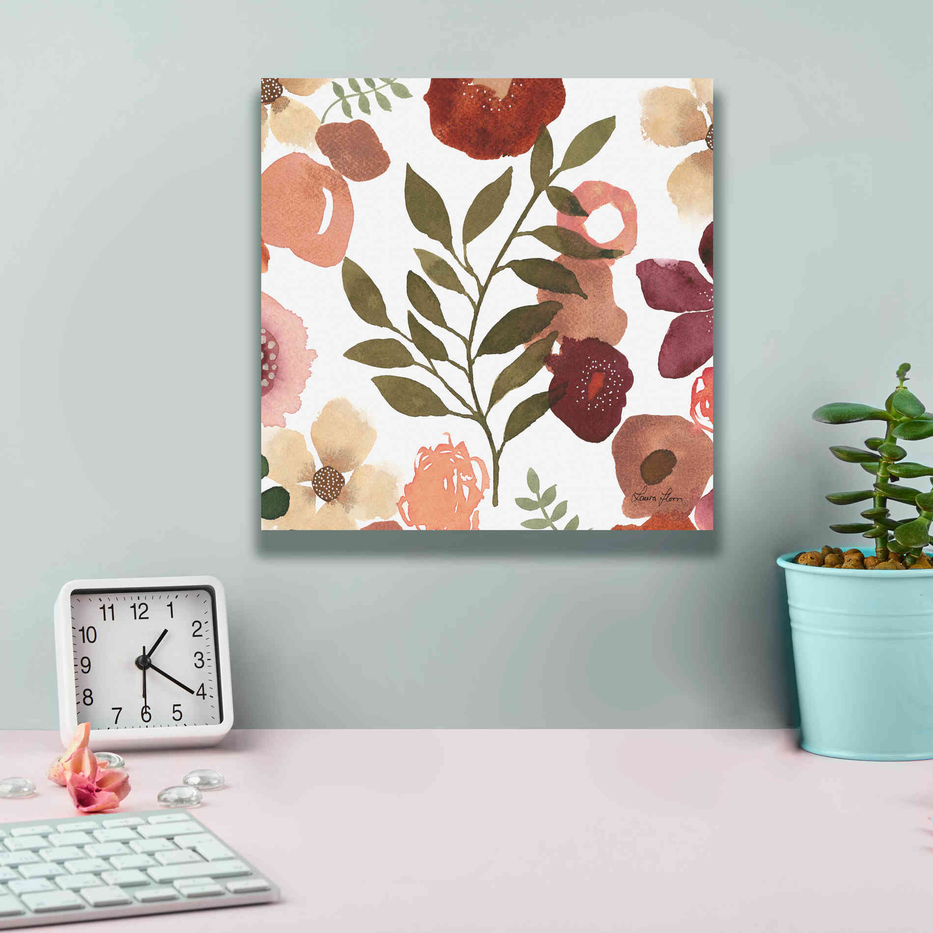 'Garden Dance IV' by Laura Horn, Canvas Wall Art,12 x 12