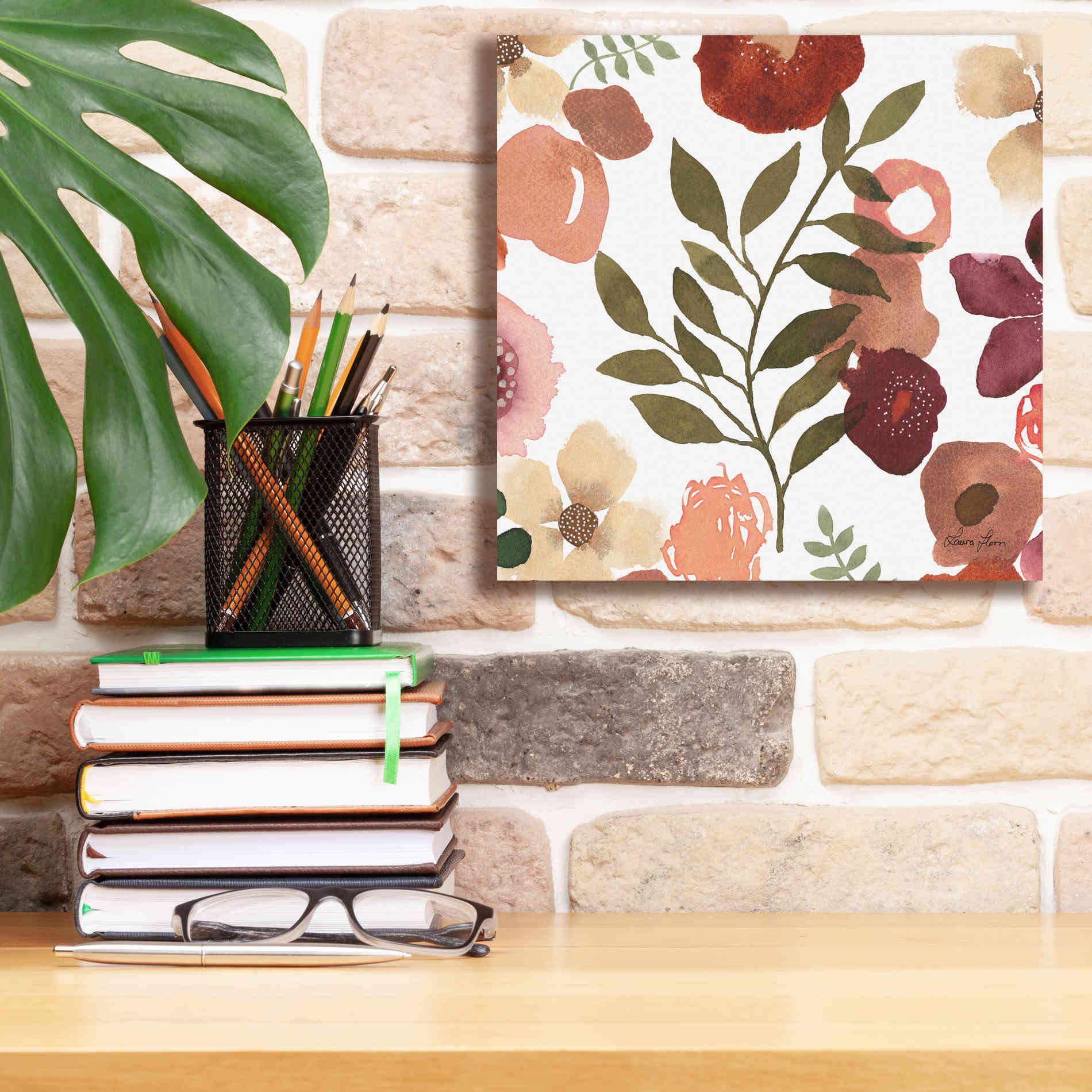 'Garden Dance IV' by Laura Horn, Canvas Wall Art,12 x 12