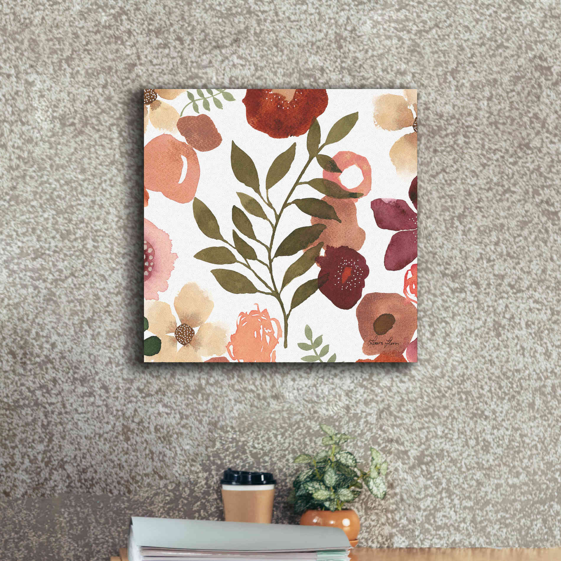 'Garden Dance IV' by Laura Horn, Canvas Wall Art,18 x 18