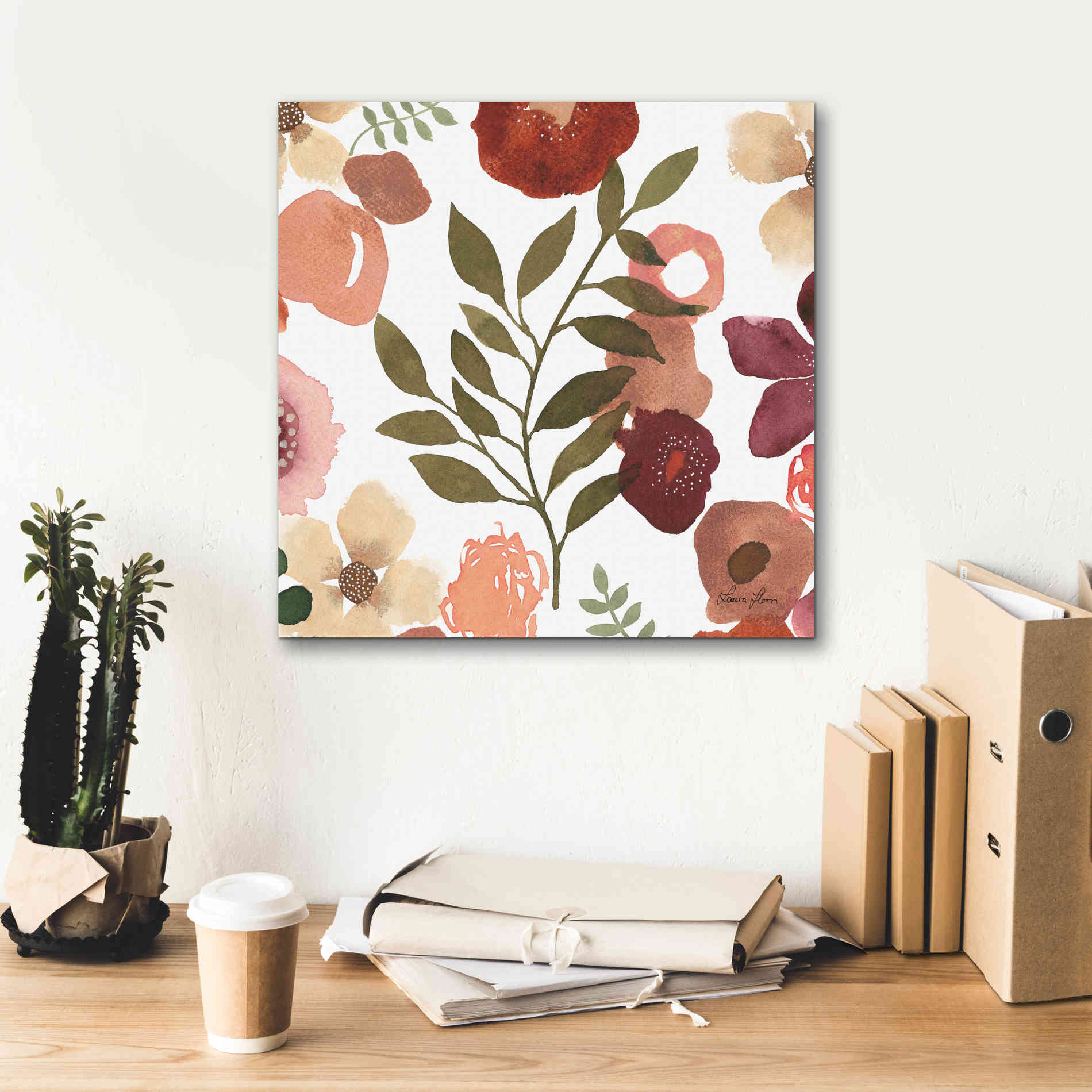 'Garden Dance IV' by Laura Horn, Canvas Wall Art,18 x 18