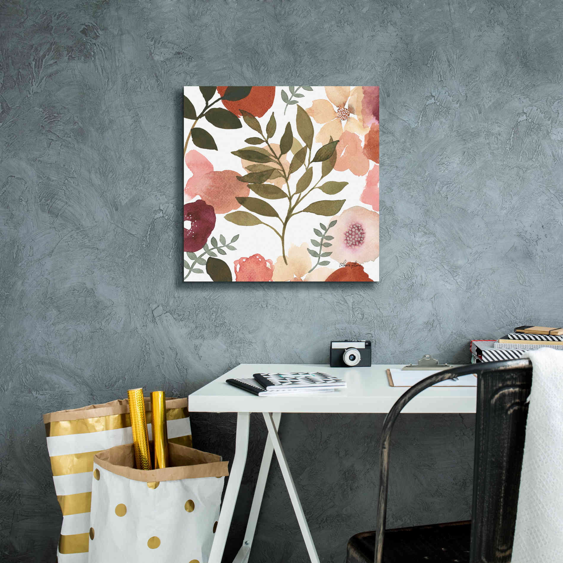 'Garden Dance V' by Laura Horn, Canvas Wall Art,18 x 18