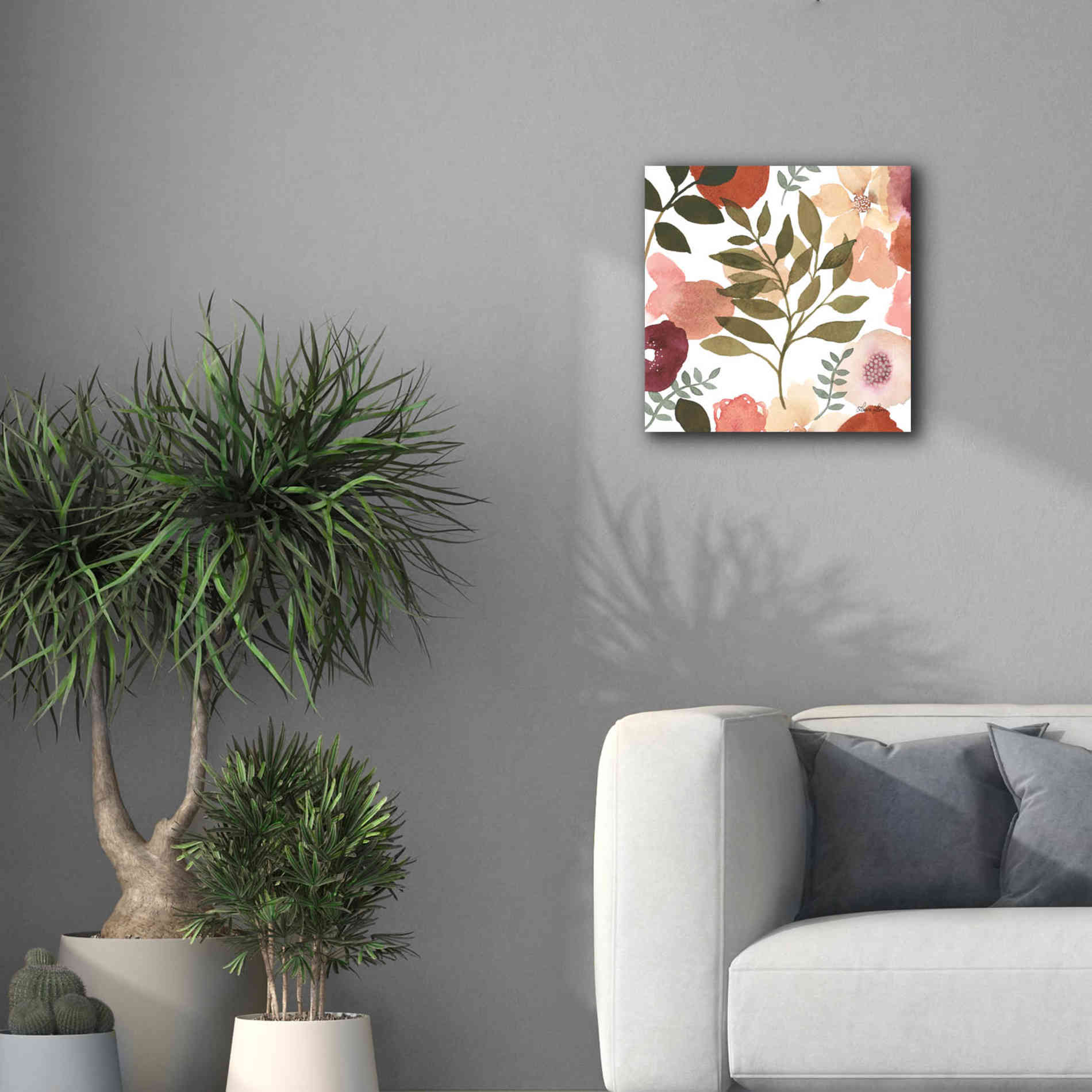 'Garden Dance V' by Laura Horn, Canvas Wall Art,18 x 18