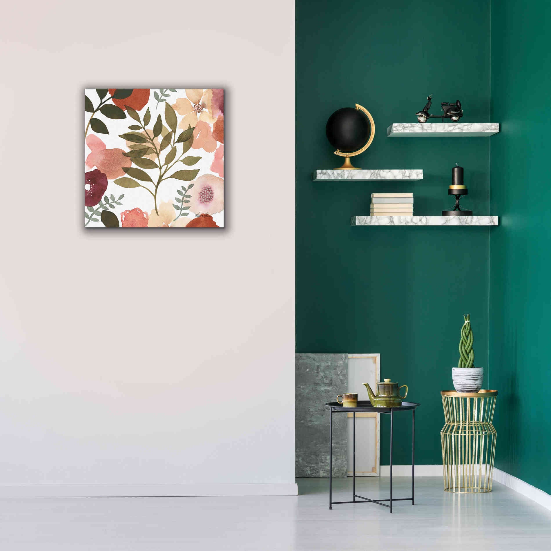 'Garden Dance V' by Laura Horn, Canvas Wall Art,26 x 26