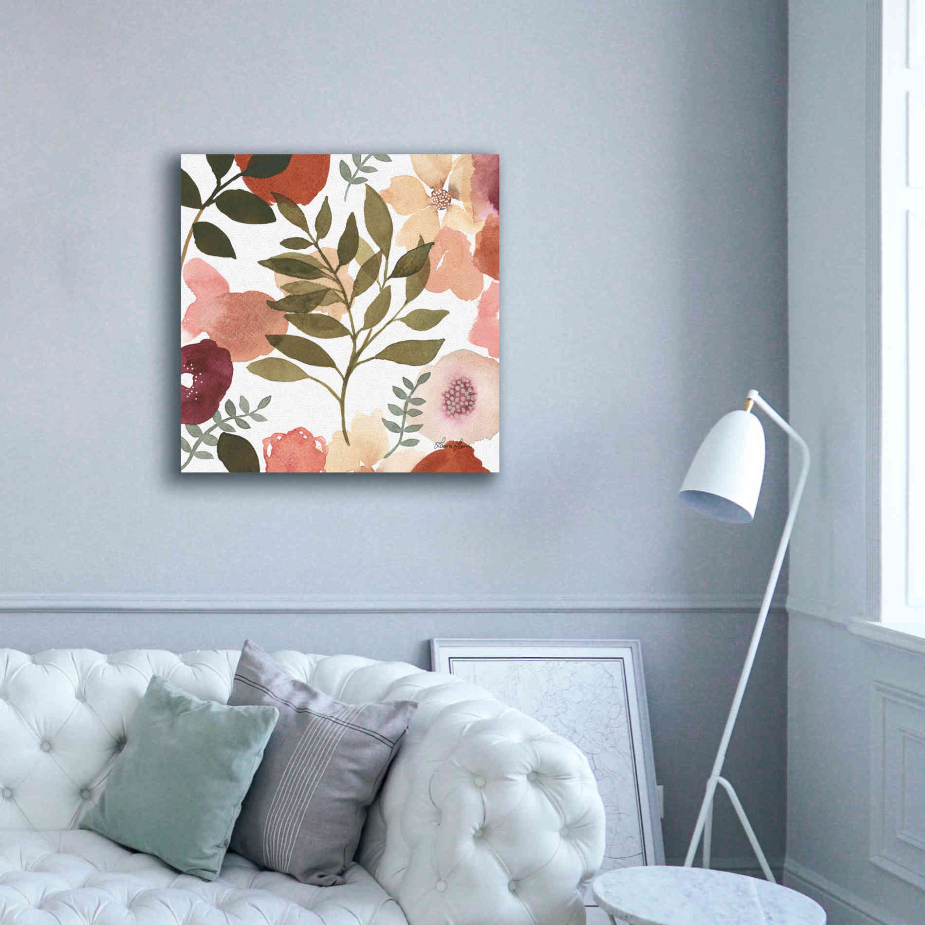 'Garden Dance V' by Laura Horn, Canvas Wall Art,37 x 37