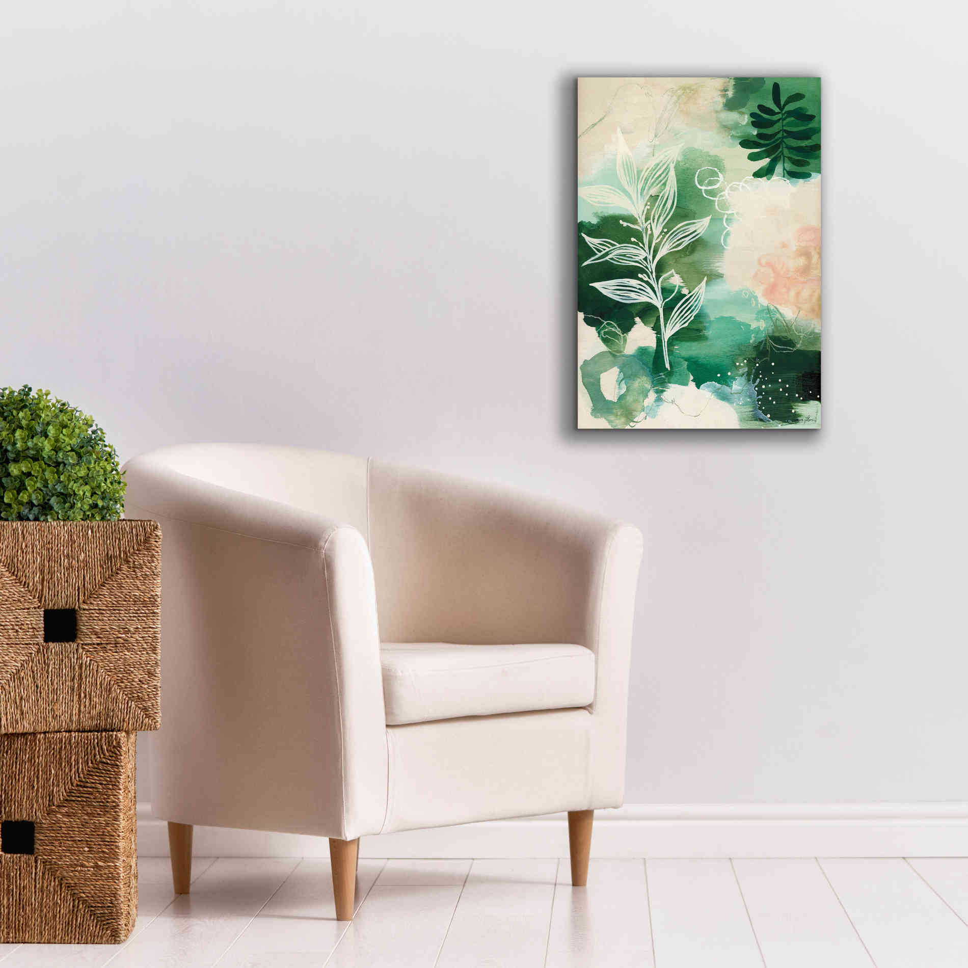 'Nature Story I' by Laura Horn, Canvas Wall Art,18 x 26