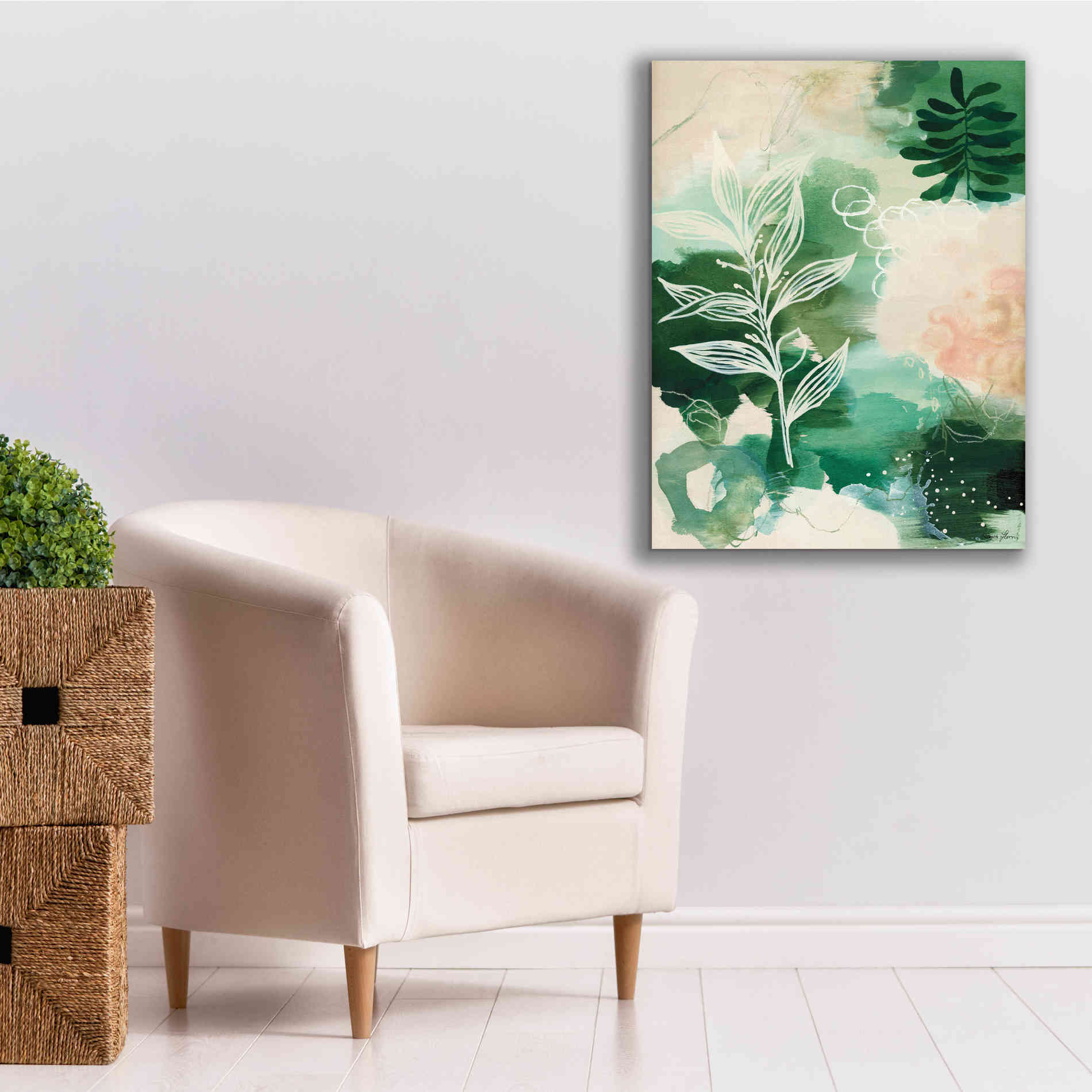 'Nature Story I' by Laura Horn, Canvas Wall Art,26 x 34