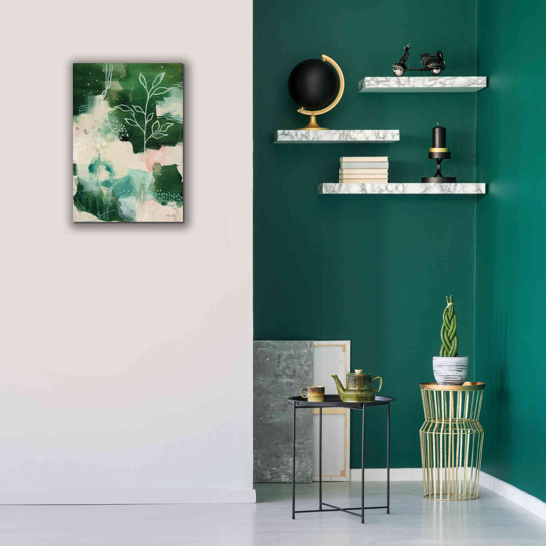 'Nature Story II' by Laura Horn, Canvas Wall Art,18 x 26