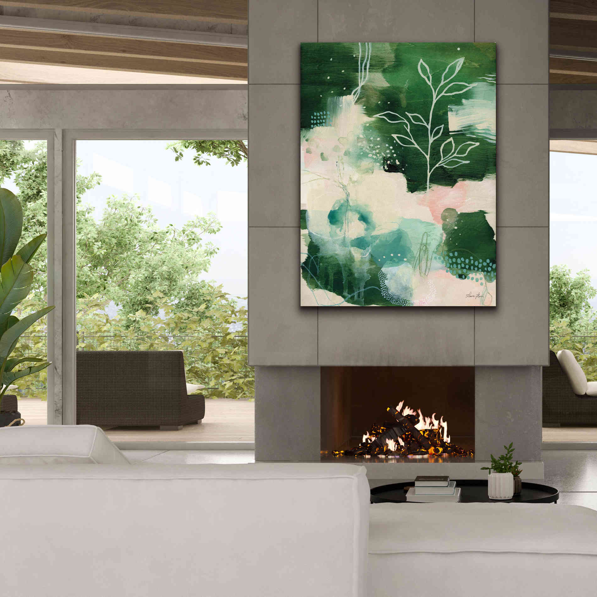 'Nature Story II' by Laura Horn, Canvas Wall Art,40 x 54