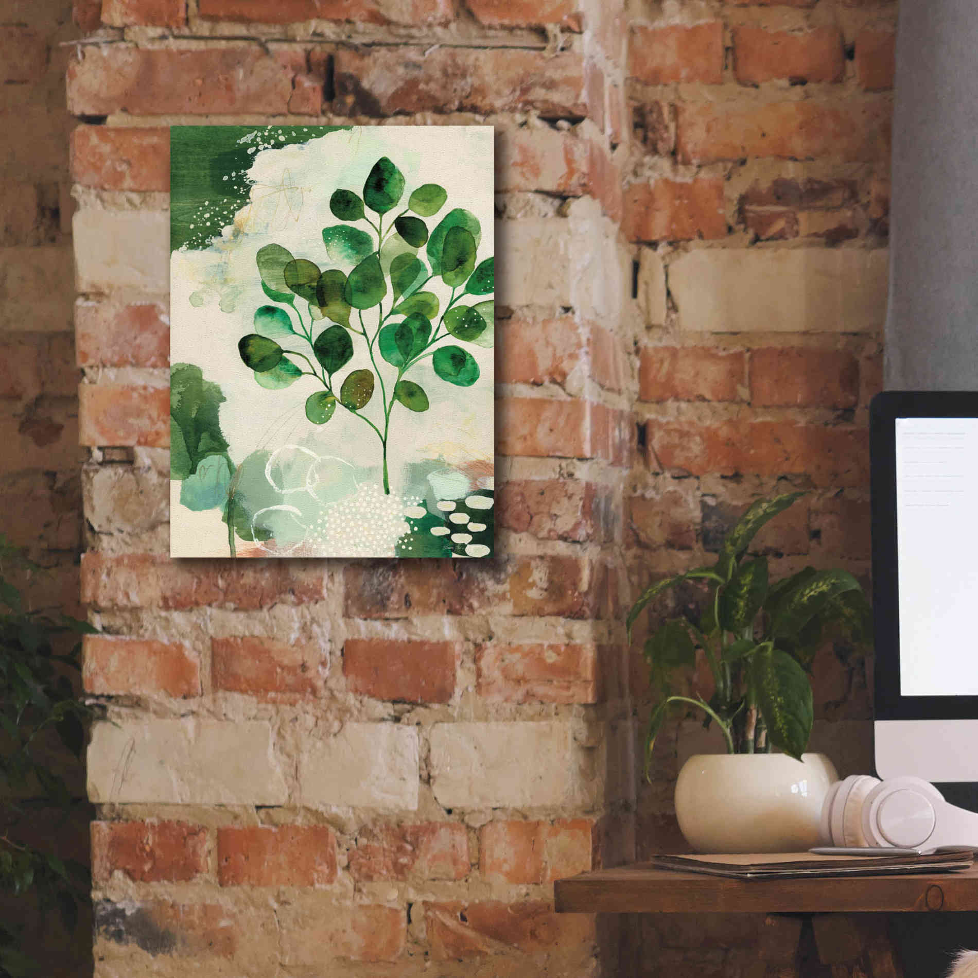 'Nature Story III' by Laura Horn, Canvas Wall Art,12 x 16