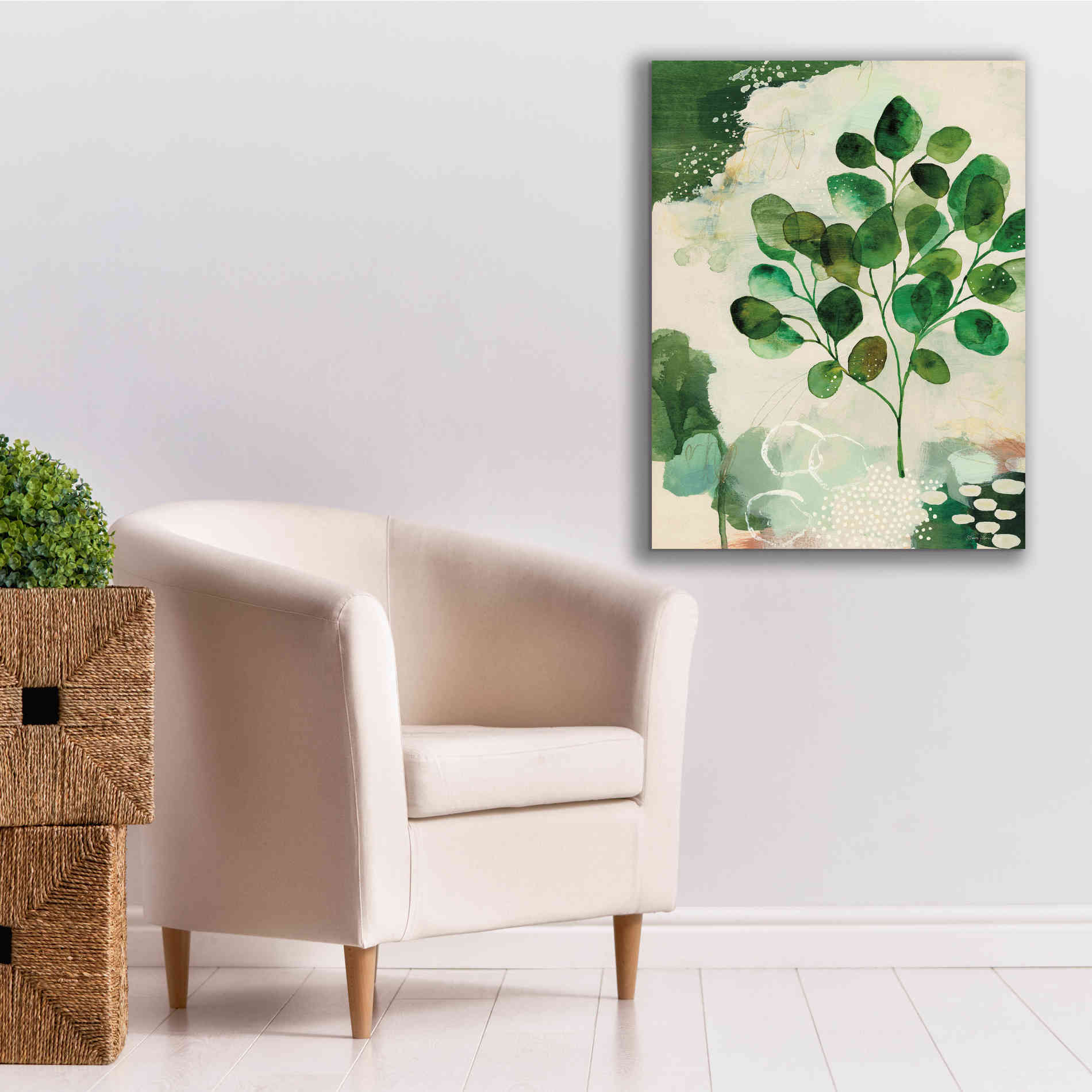 'Nature Story III' by Laura Horn, Canvas Wall Art,26 x 34