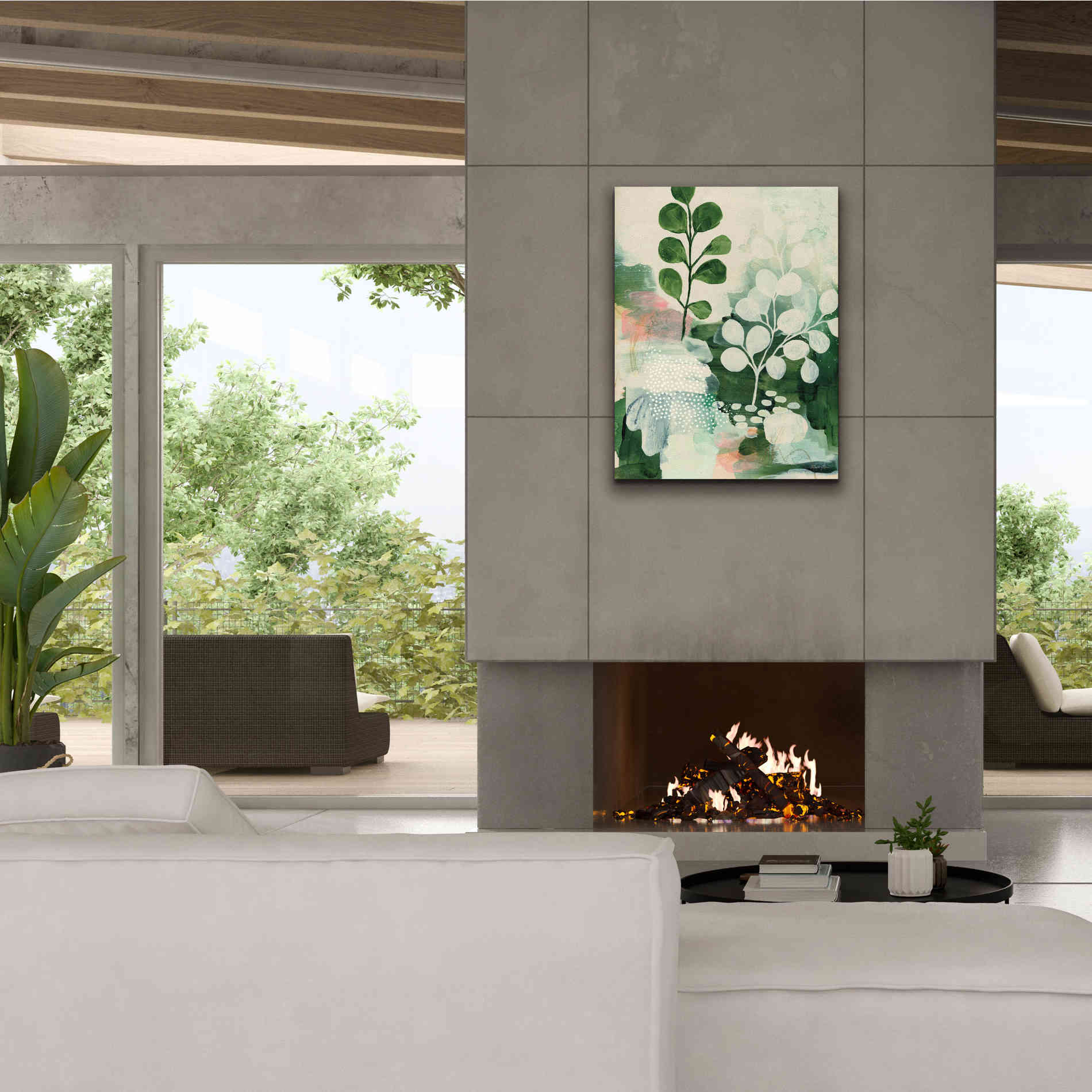 'Nature Story IV' by Laura Horn, Canvas Wall Art,26 x 34