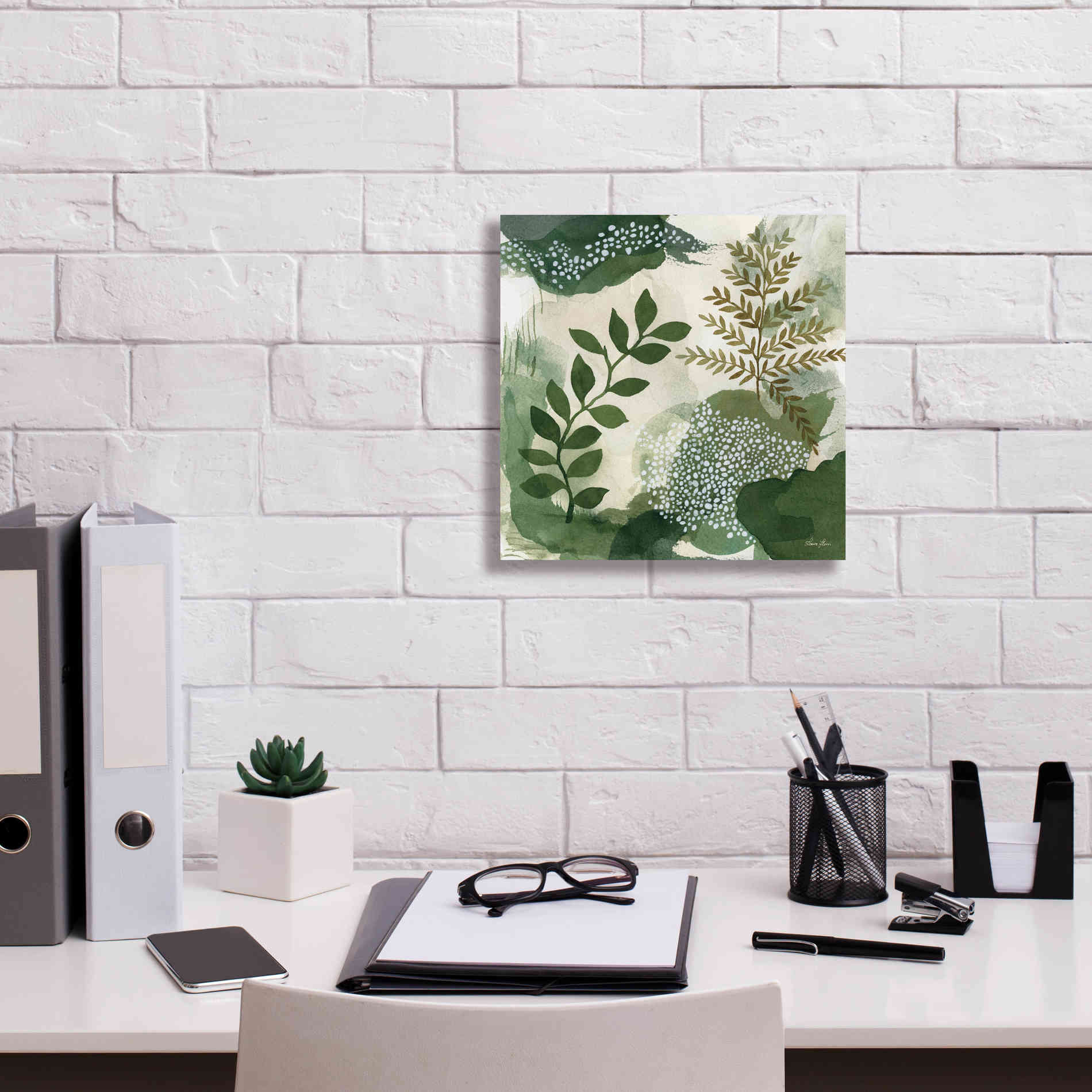 'Woodland Walk I' by Laura Horn, Canvas Wall Art,12 x 12
