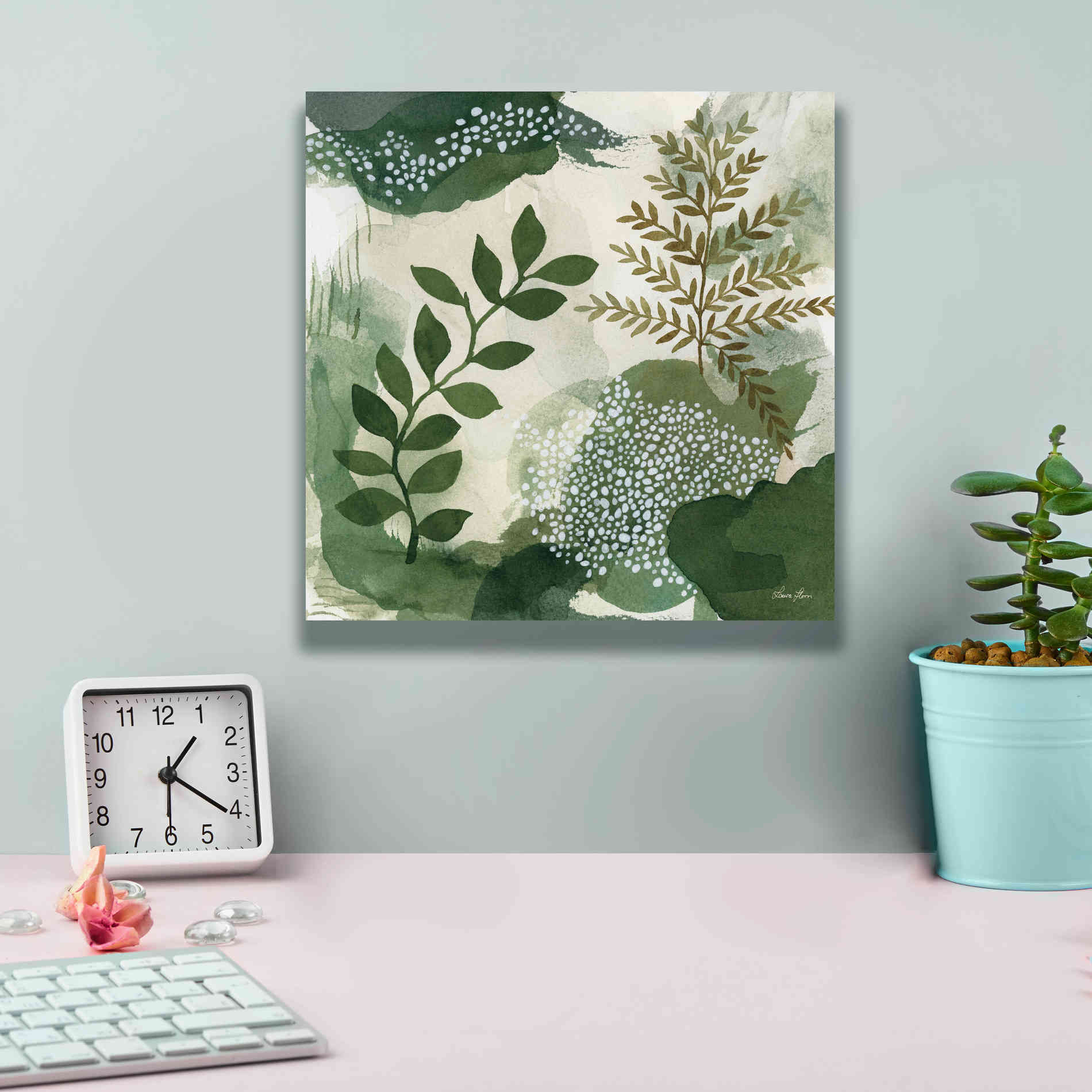 'Woodland Walk I' by Laura Horn, Canvas Wall Art,12 x 12