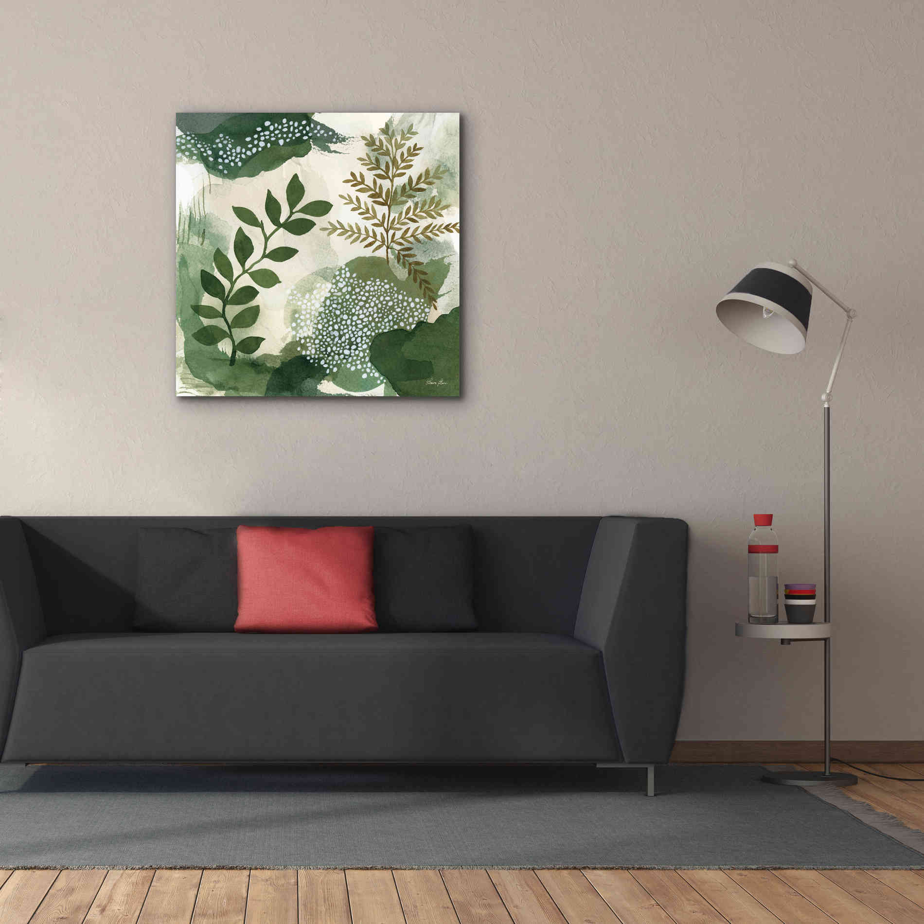 'Woodland Walk I' by Laura Horn, Canvas Wall Art,37 x 37