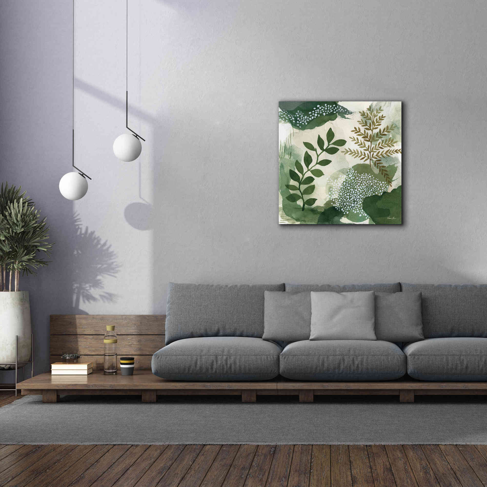 'Woodland Walk I' by Laura Horn, Canvas Wall Art,37 x 37