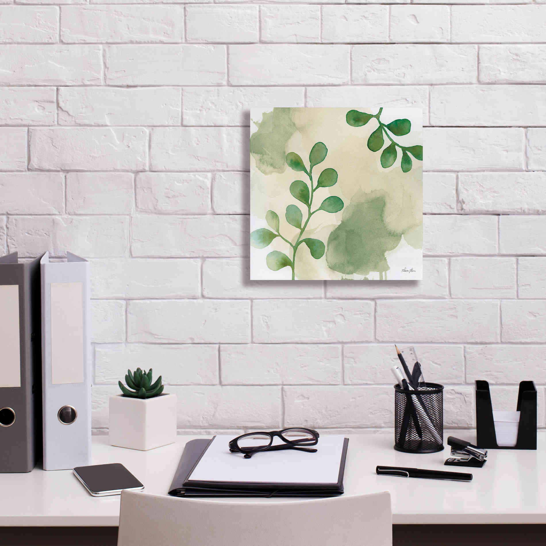 'Woodland Walk II' by Laura Horn, Canvas Wall Art,12 x 12