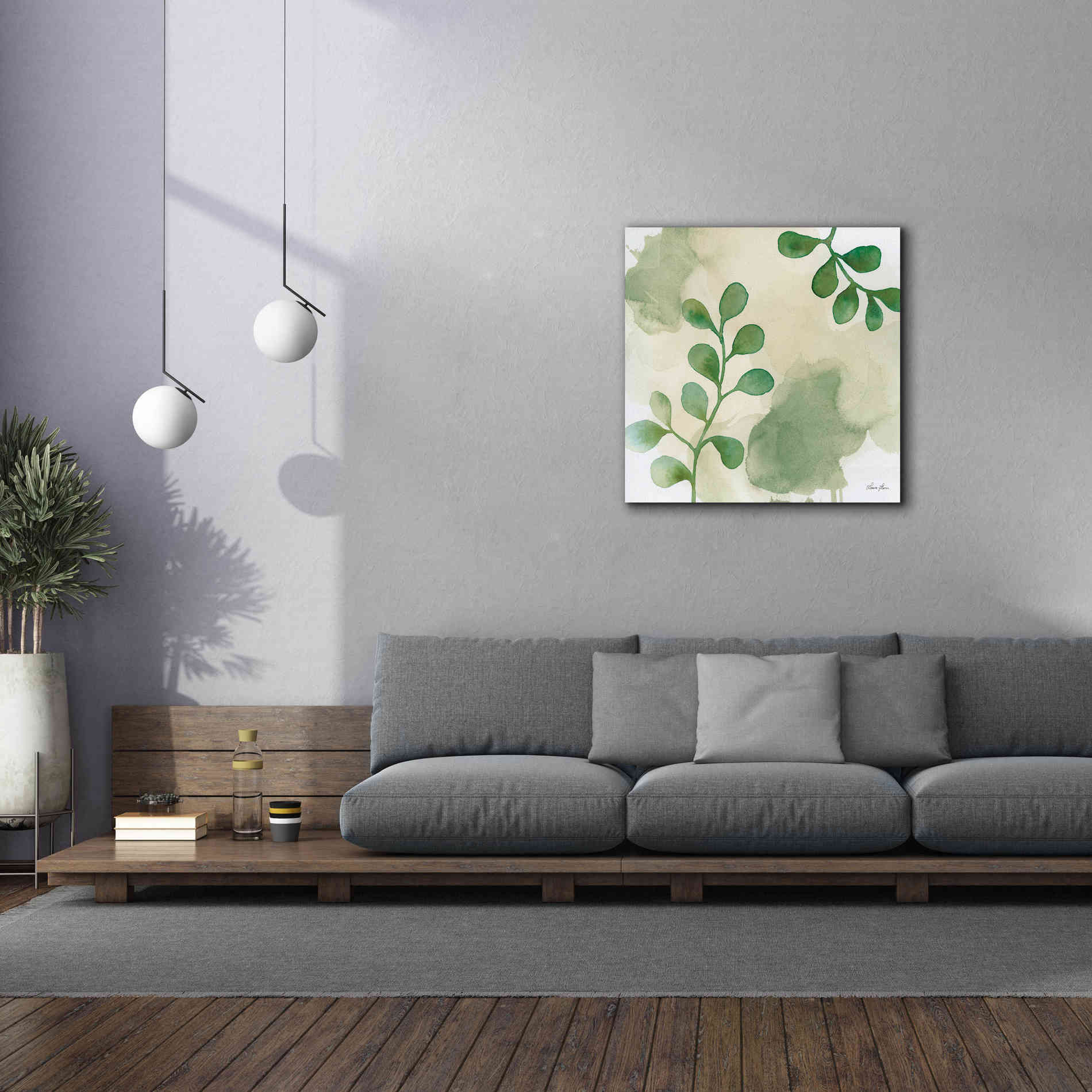 'Woodland Walk II' by Laura Horn, Canvas Wall Art,37 x 37