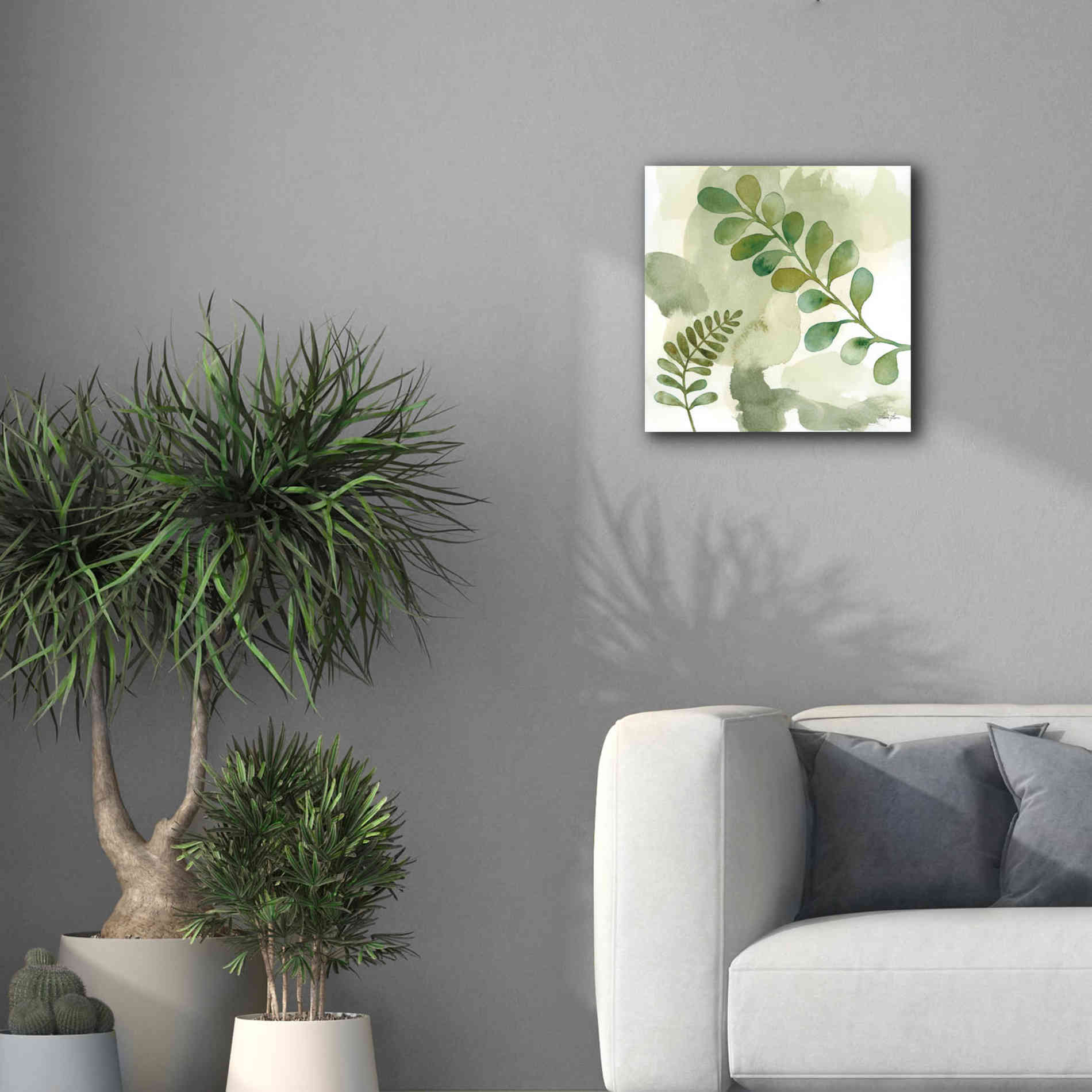 'Woodland Walk III' by Laura Horn, Canvas Wall Art,18 x 18
