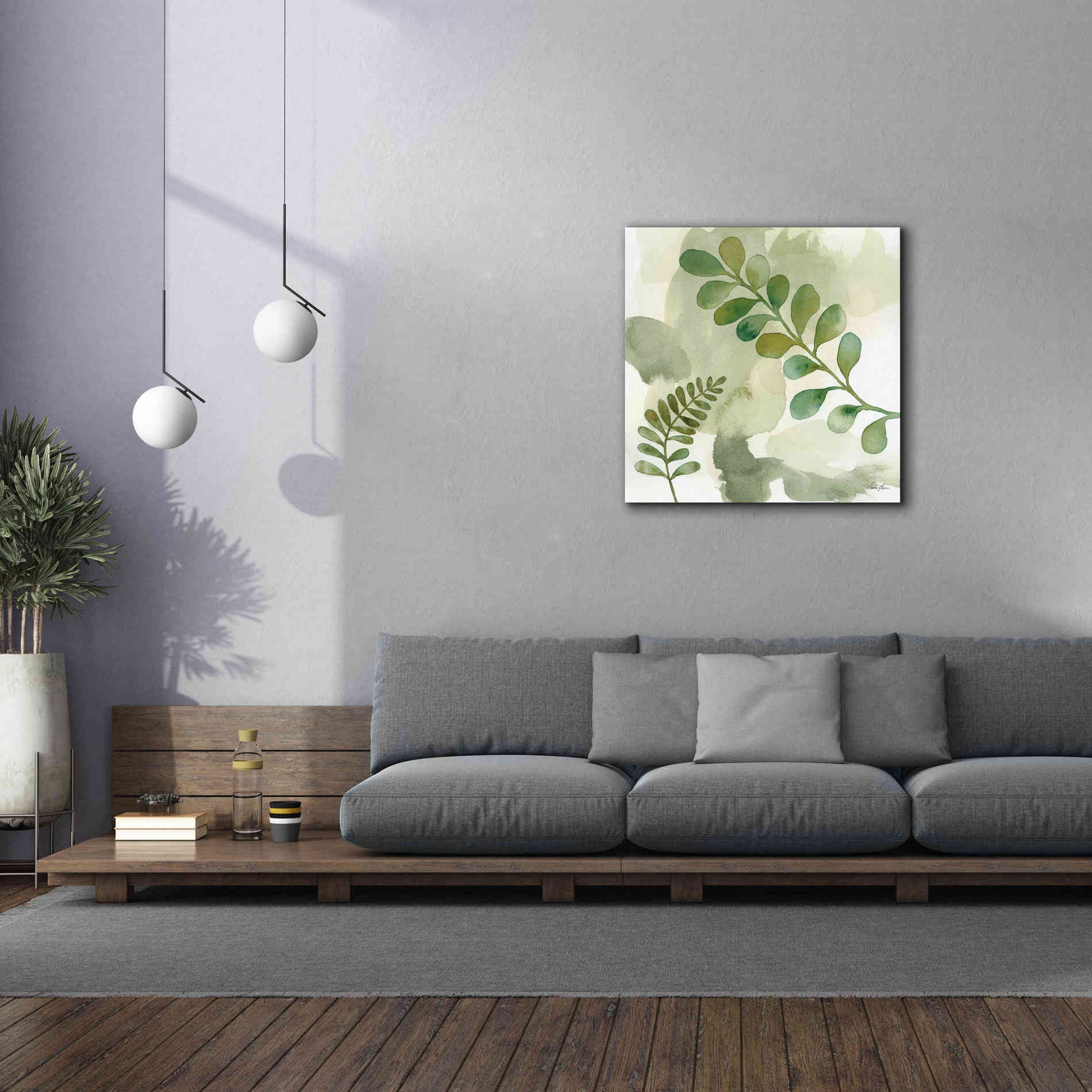 'Woodland Walk III' by Laura Horn, Canvas Wall Art,37 x 37