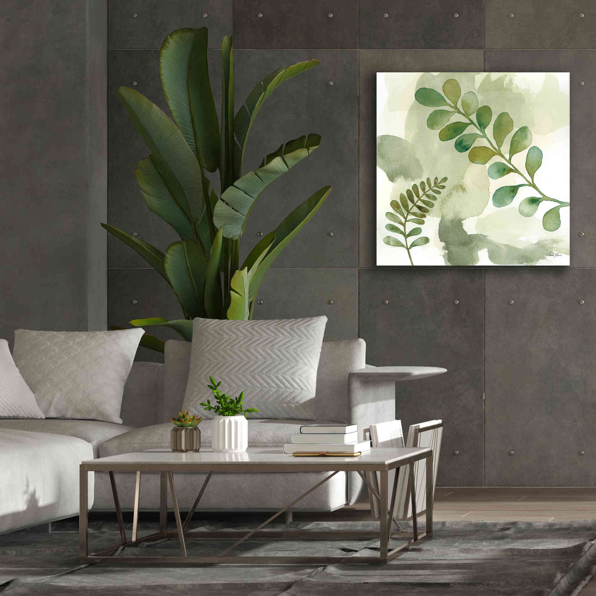 'Woodland Walk III' by Laura Horn, Canvas Wall Art,37 x 37