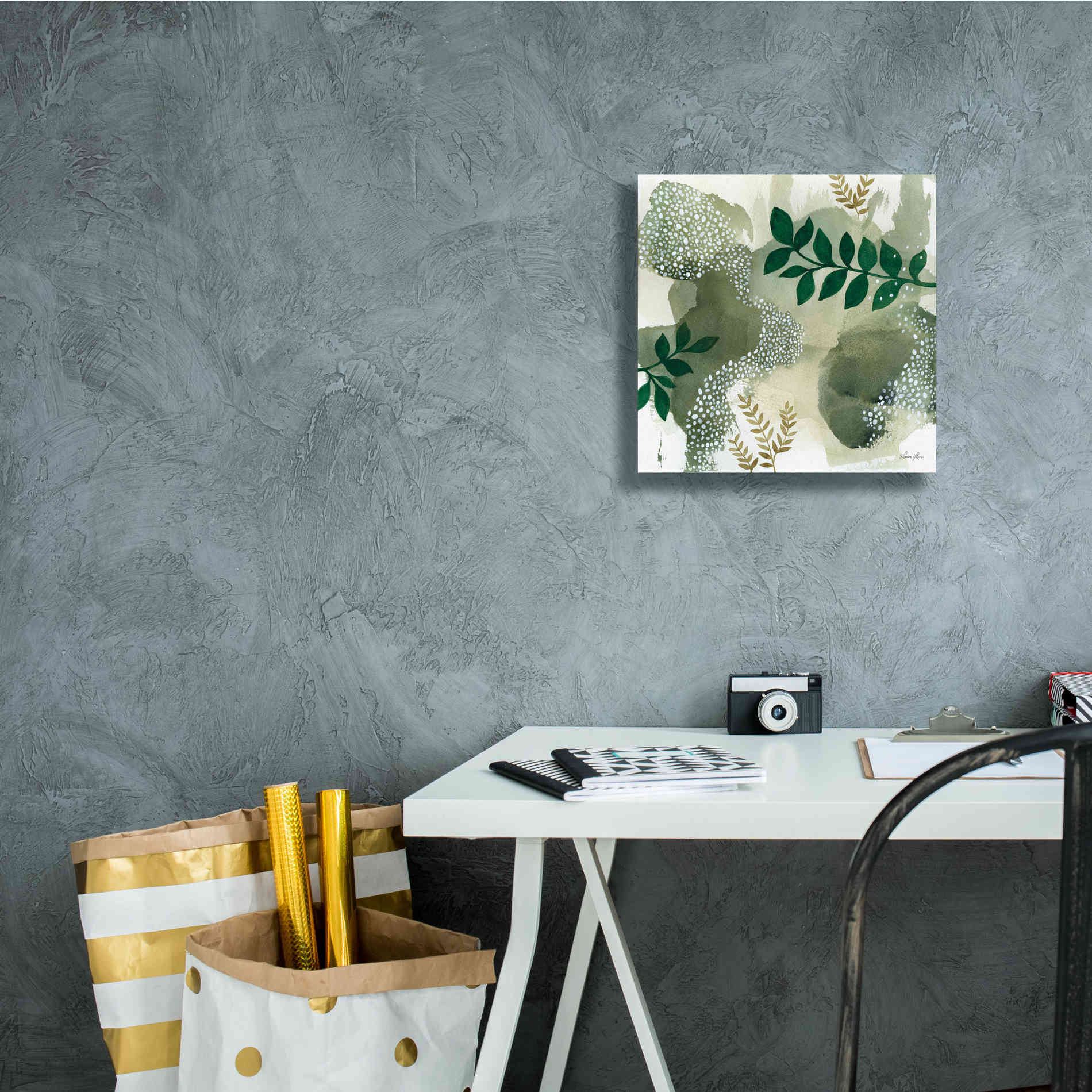'Woodland Walk IV' by Laura Horn, Canvas Wall Art,12 x 12