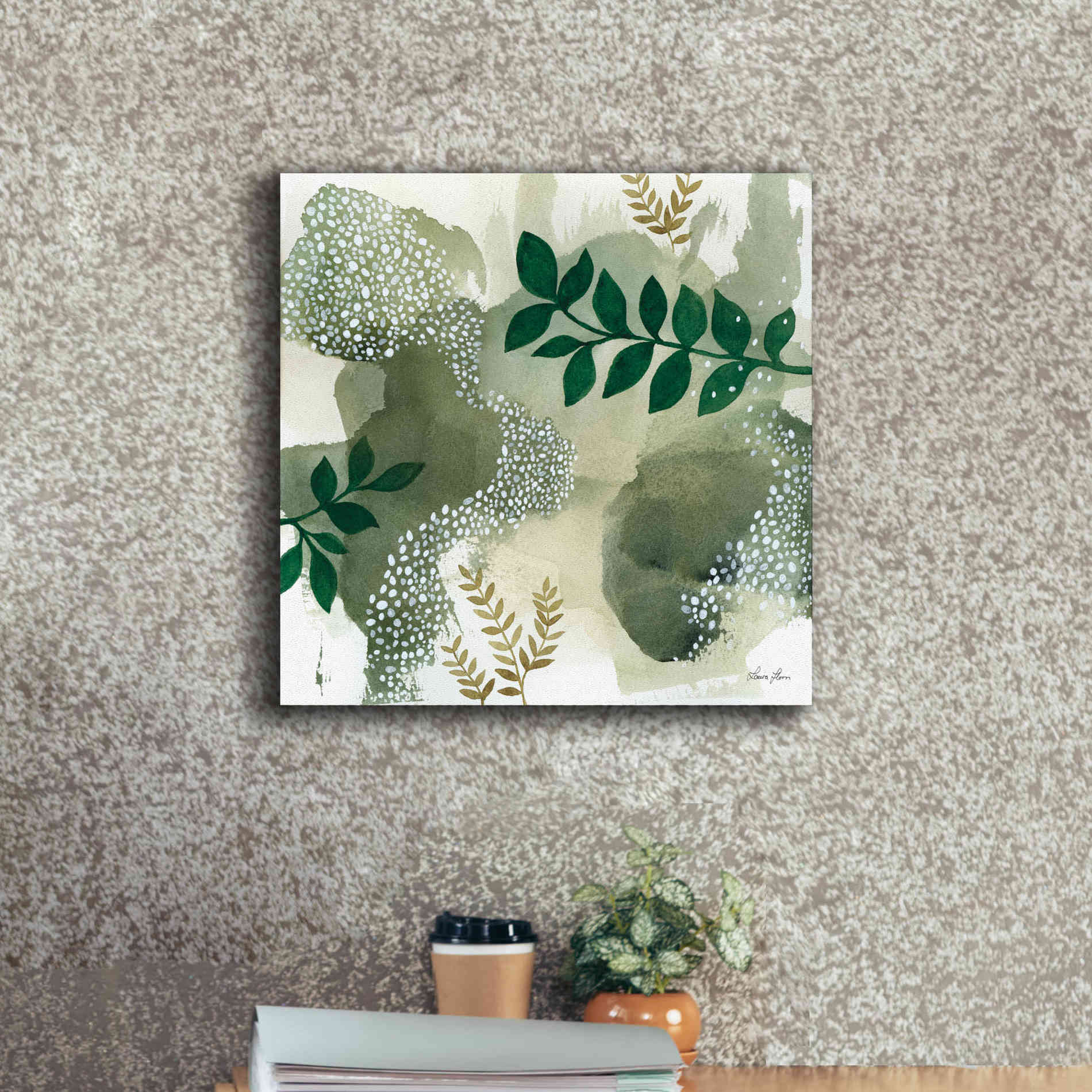 'Woodland Walk IV' by Laura Horn, Canvas Wall Art,18 x 18