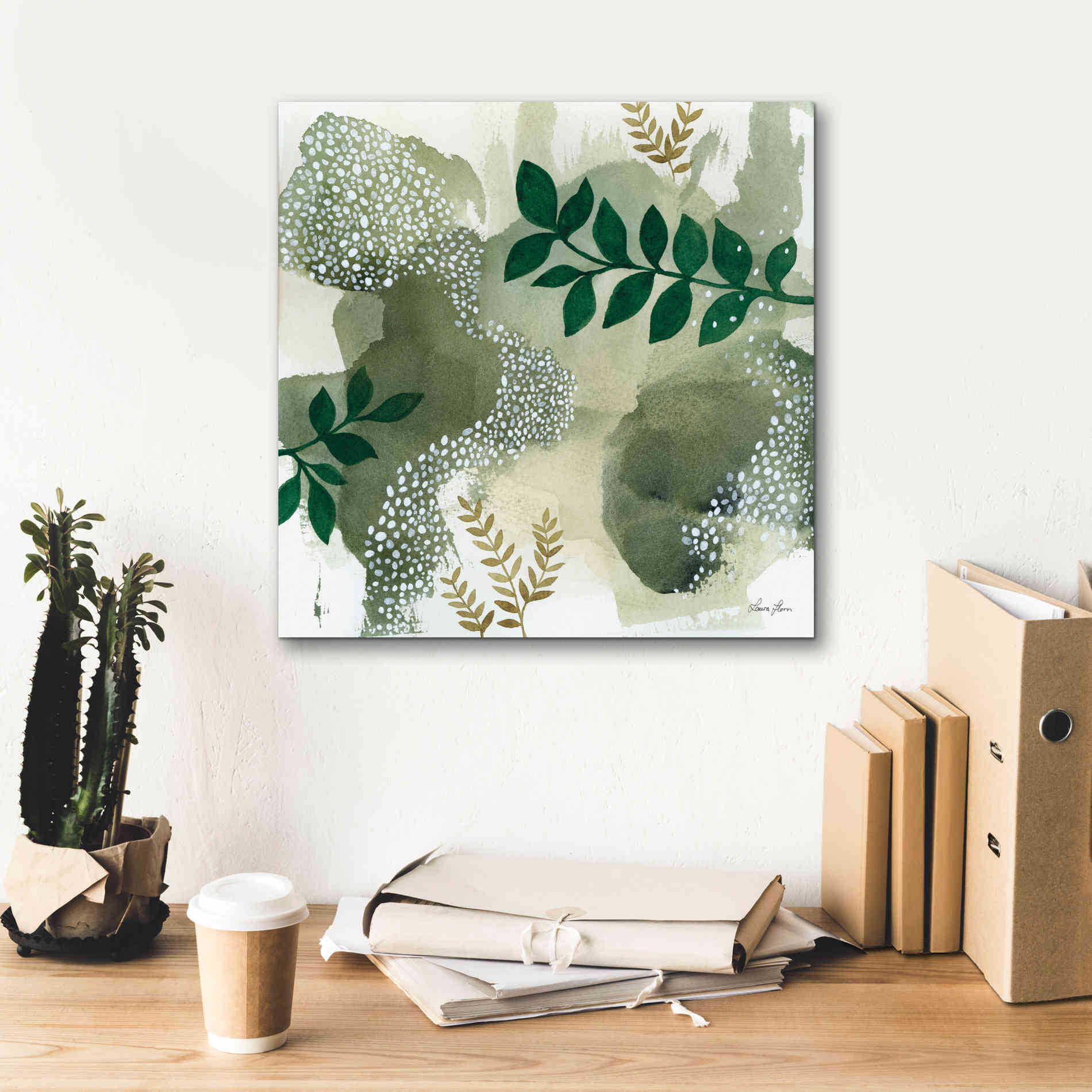 'Woodland Walk IV' by Laura Horn, Canvas Wall Art,18 x 18