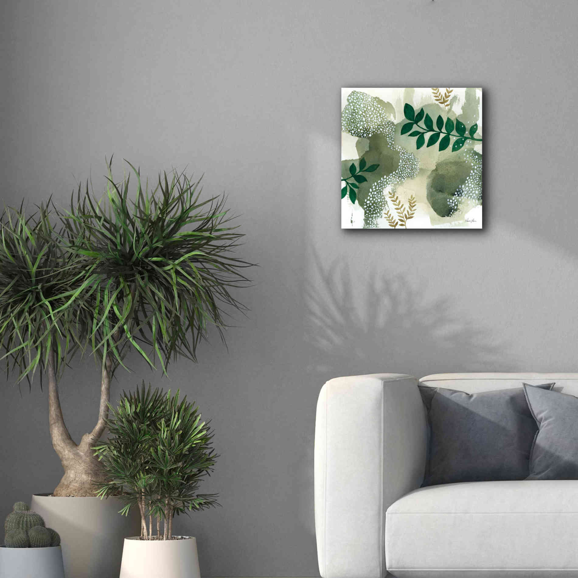 'Woodland Walk IV' by Laura Horn, Canvas Wall Art,18 x 18