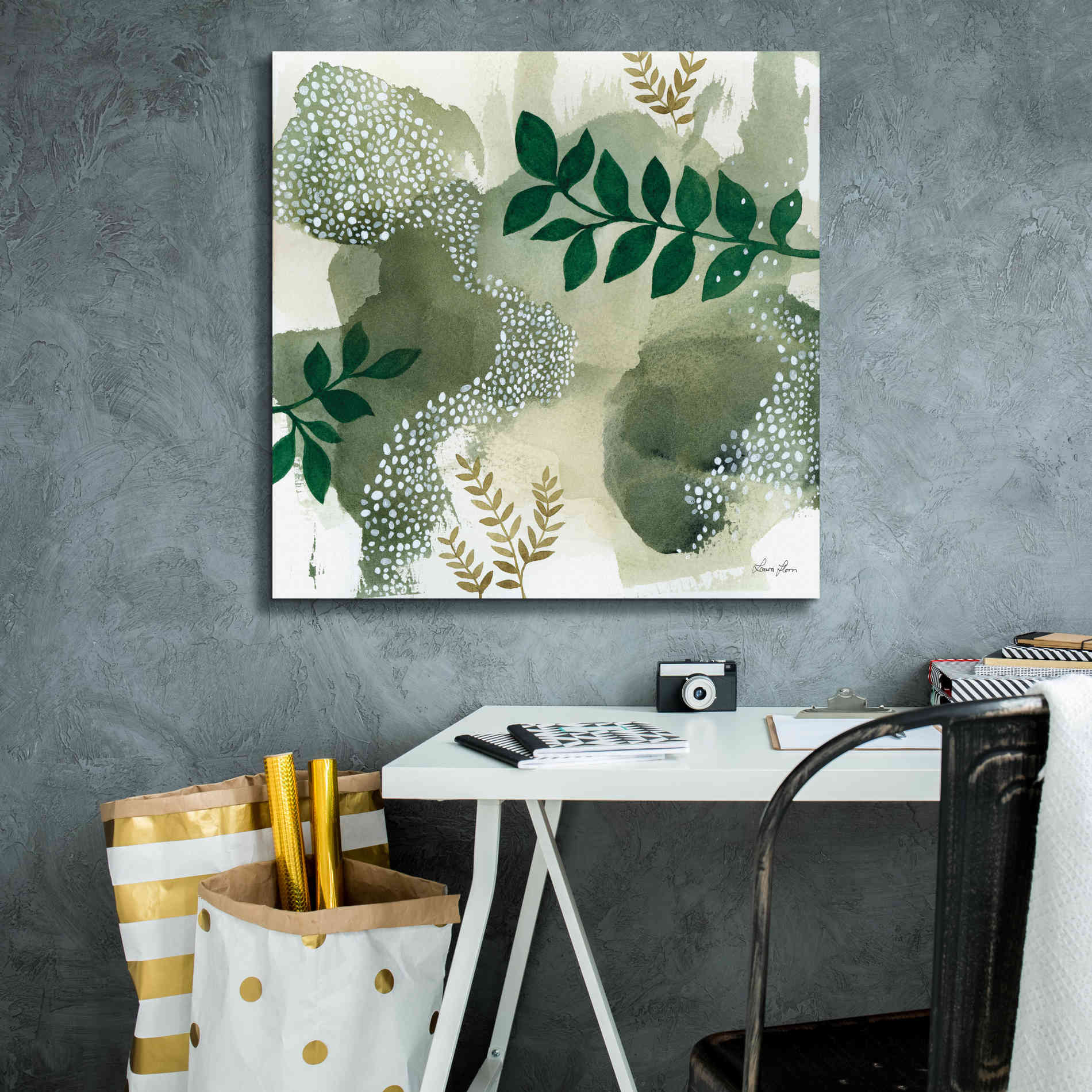 'Woodland Walk IV' by Laura Horn, Canvas Wall Art,26 x 26
