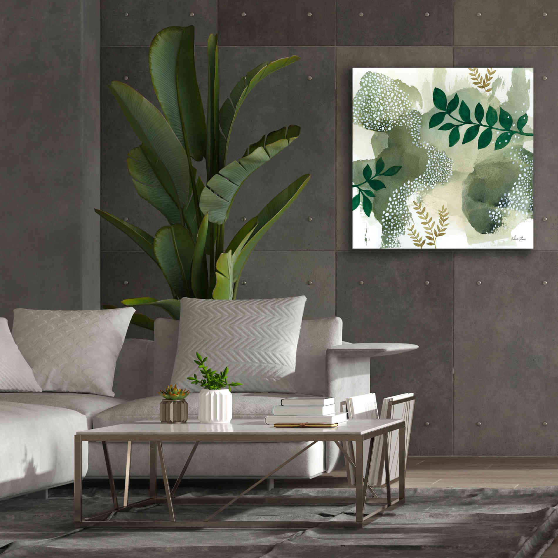 'Woodland Walk IV' by Laura Horn, Canvas Wall Art,37 x 37