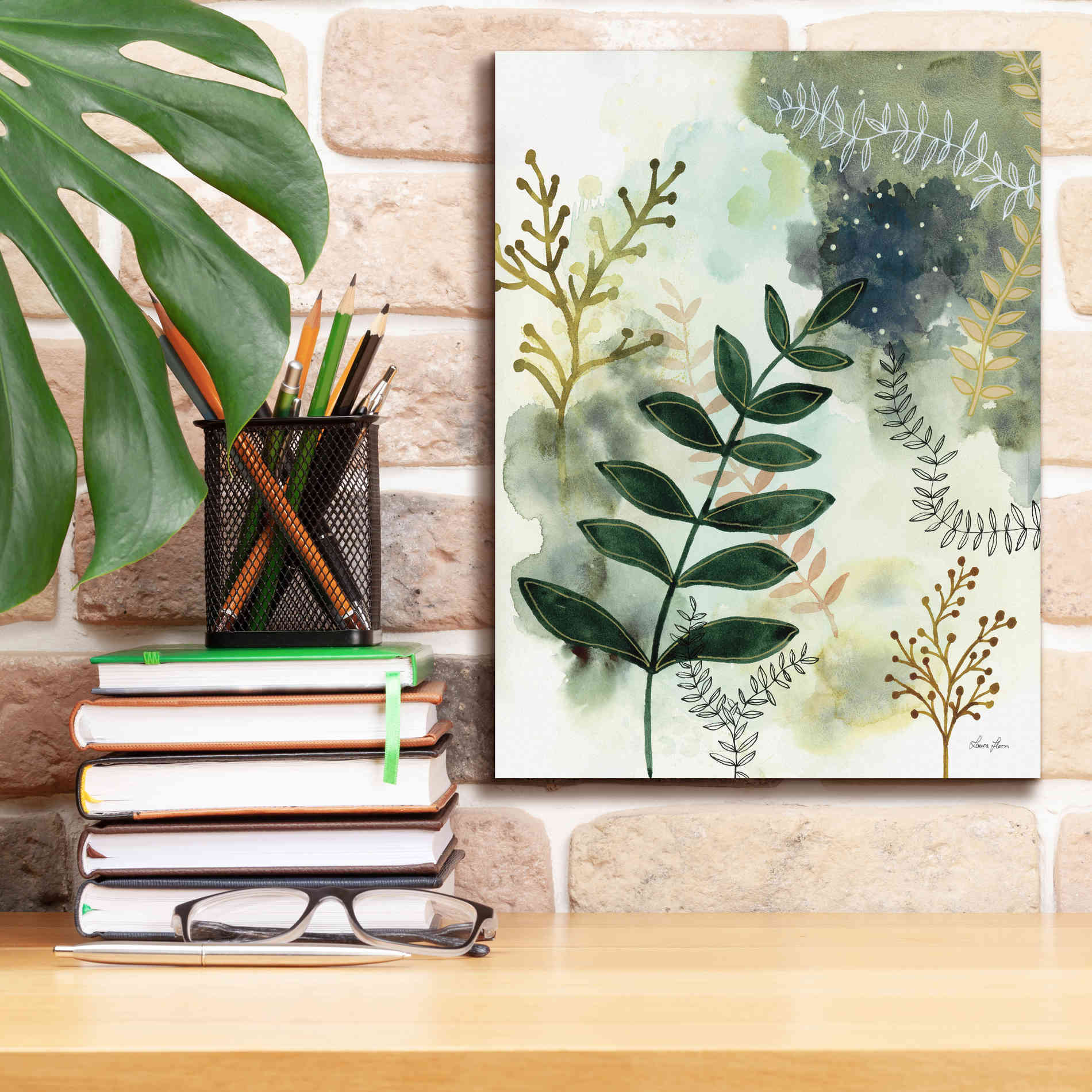 'Woodland Walk V' by Laura Horn, Canvas Wall Art,12 x 16