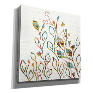 'Rainbow Vines with Flowers Spice' by Kathy Ferguson, Canvas Wall Art