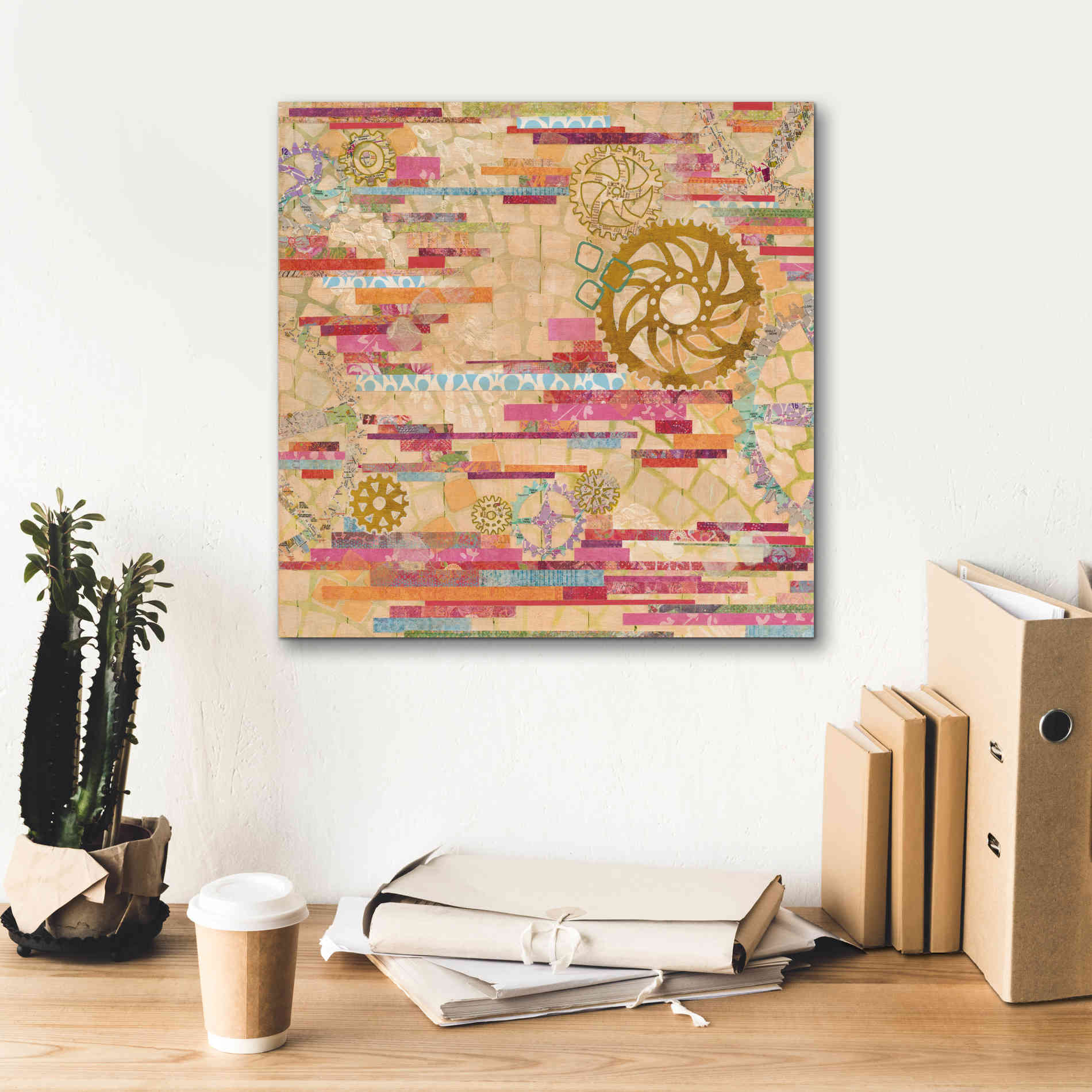 'EU Timetable I' by Kathy Ferguson, Canvas Wall Art,18 x 18