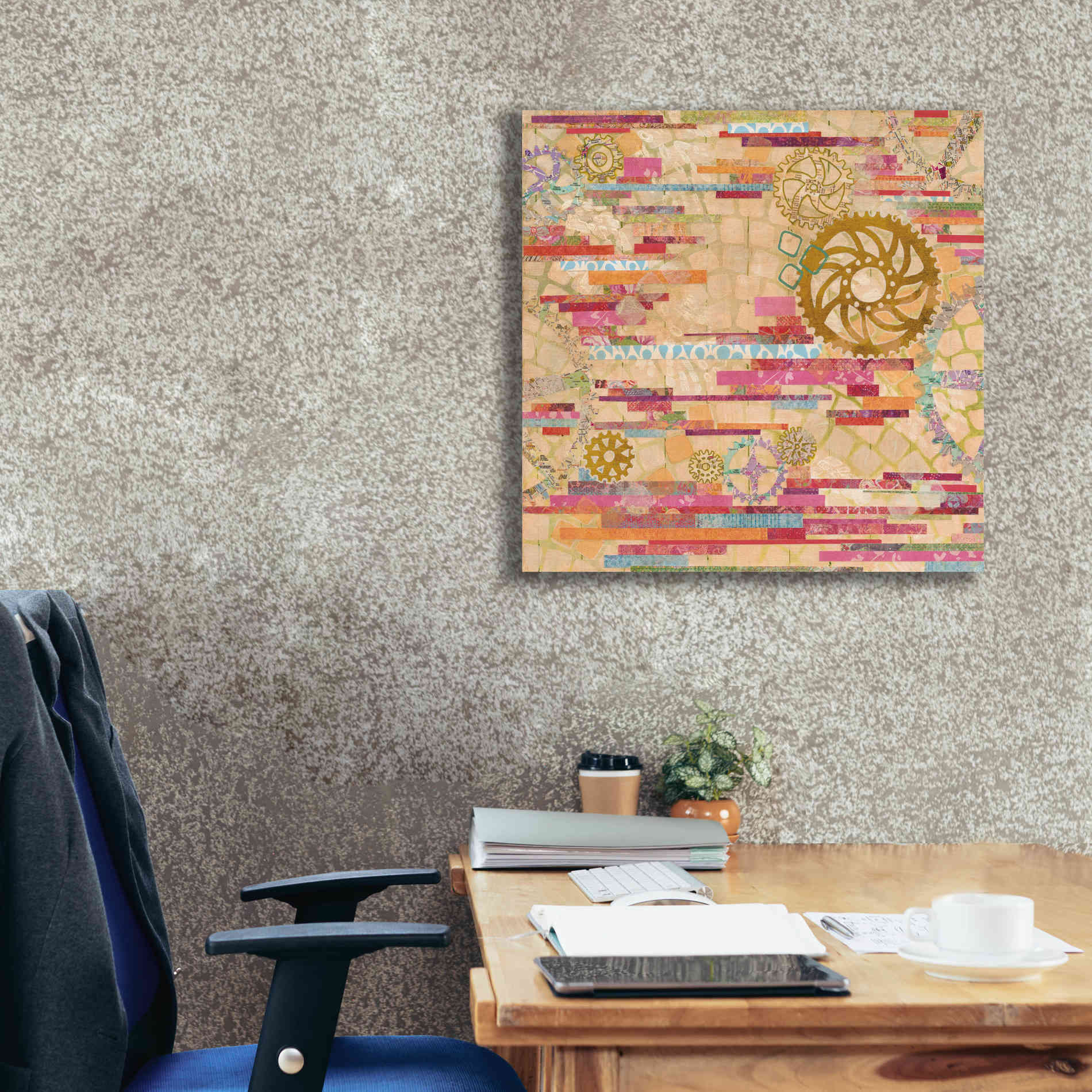 'EU Timetable I' by Kathy Ferguson, Canvas Wall Art,26 x 26