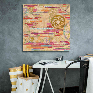 'EU Timetable I' by Kathy Ferguson, Canvas Wall Art,26 x 26