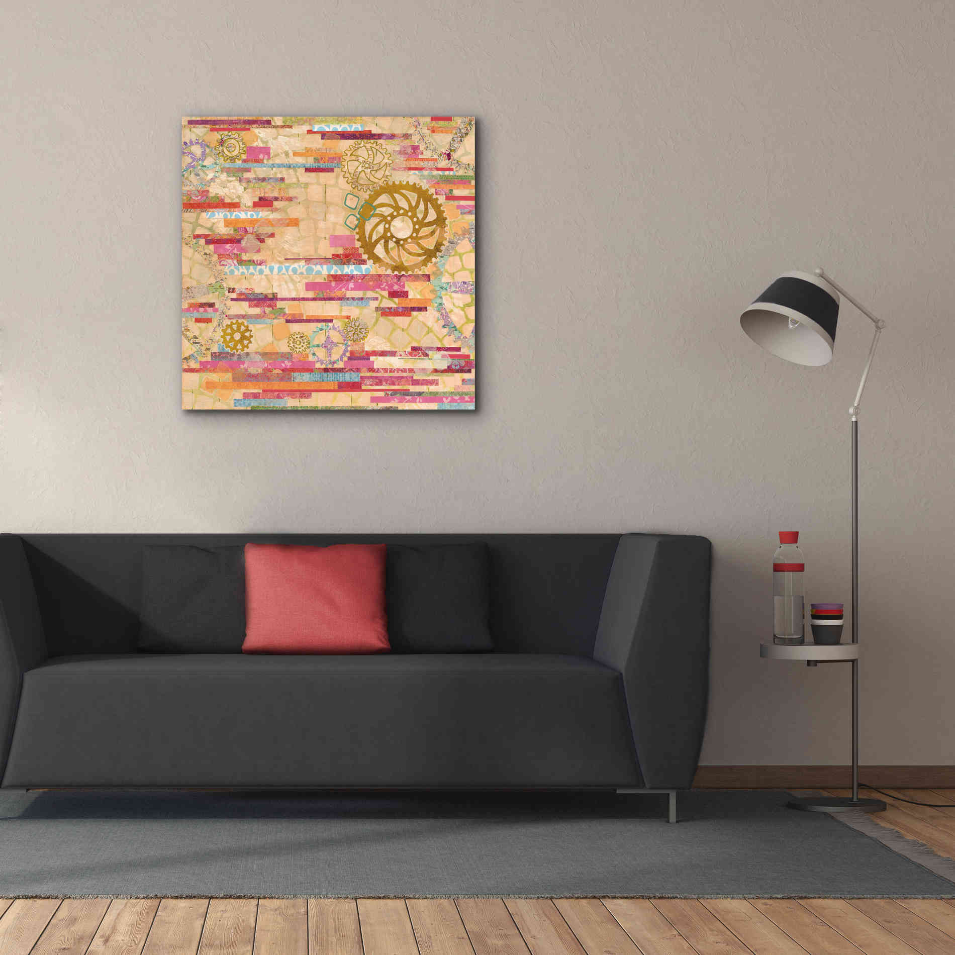 'EU Timetable I' by Kathy Ferguson, Canvas Wall Art,37 x 37