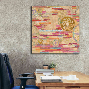 'EU Timetable I' by Kathy Ferguson, Canvas Wall Art,37 x 37