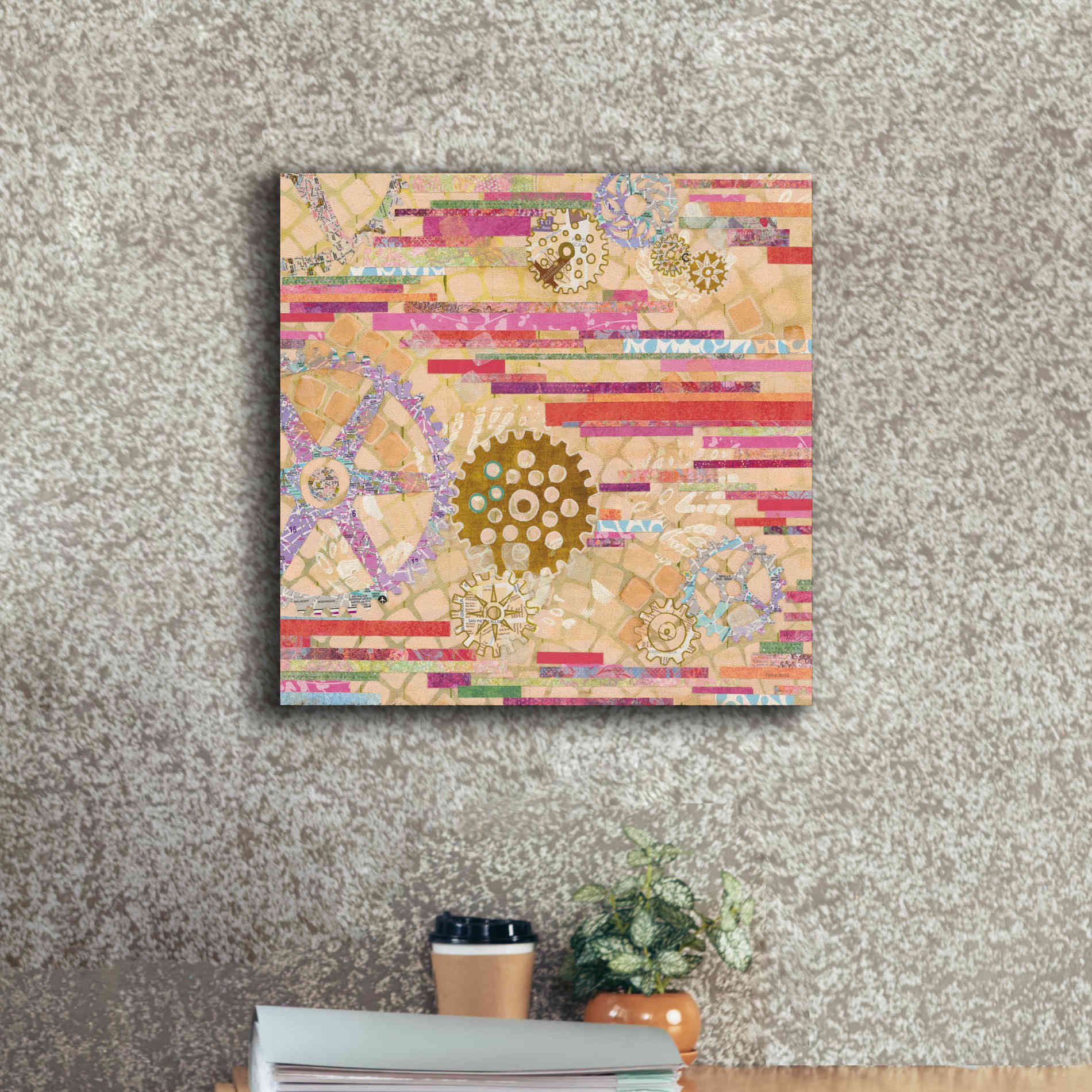 'EU Timetable II' by Kathy Ferguson, Canvas Wall Art,18 x 18