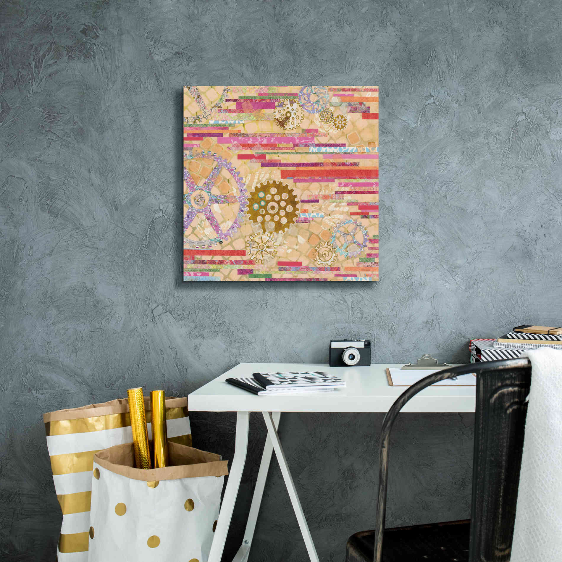 'EU Timetable II' by Kathy Ferguson, Canvas Wall Art,18 x 18